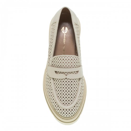 MOURTZI WHITE SWAN ΔΕΡΜΑΤΙΝΑ LAZER CUT LOAFERS