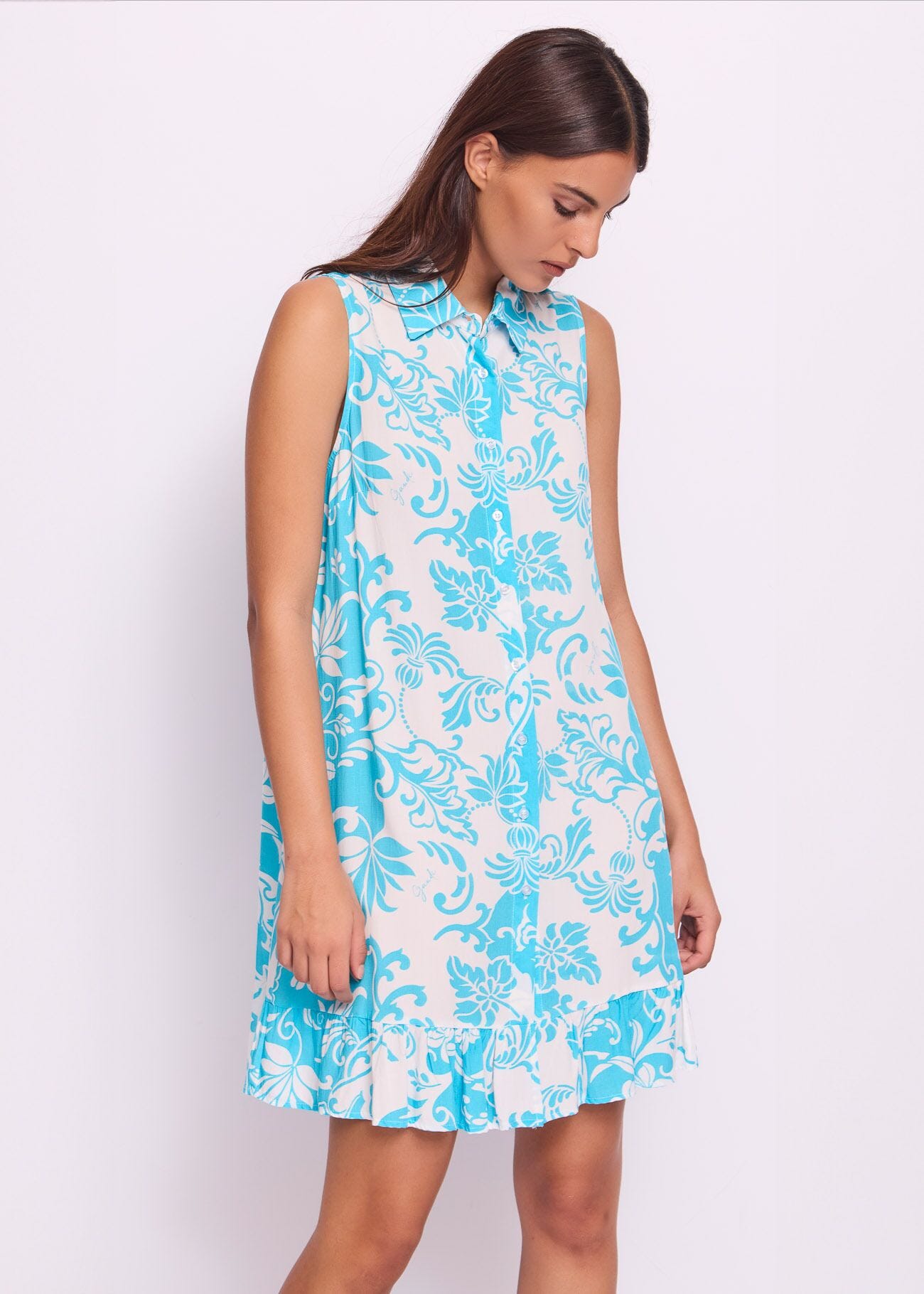 Women\'s εμπριμέ μουσελίνα φόρεμα Gaudì