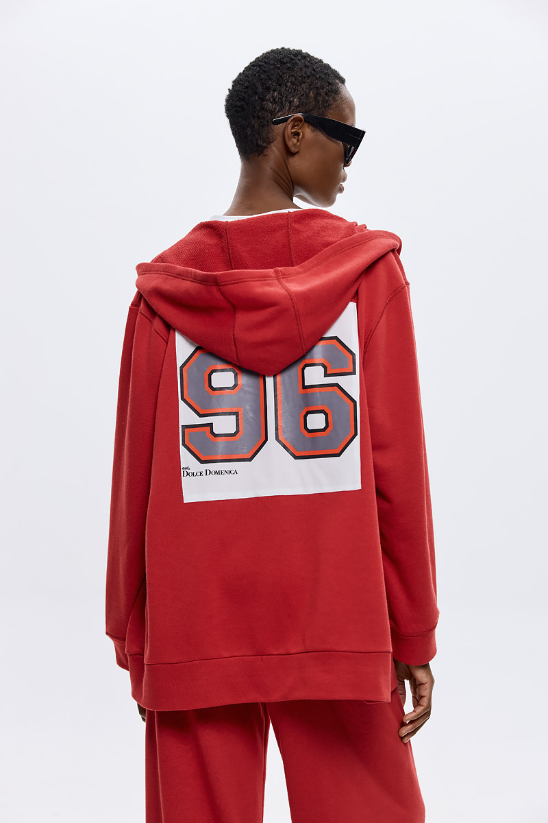 96  Hooded Cardigan