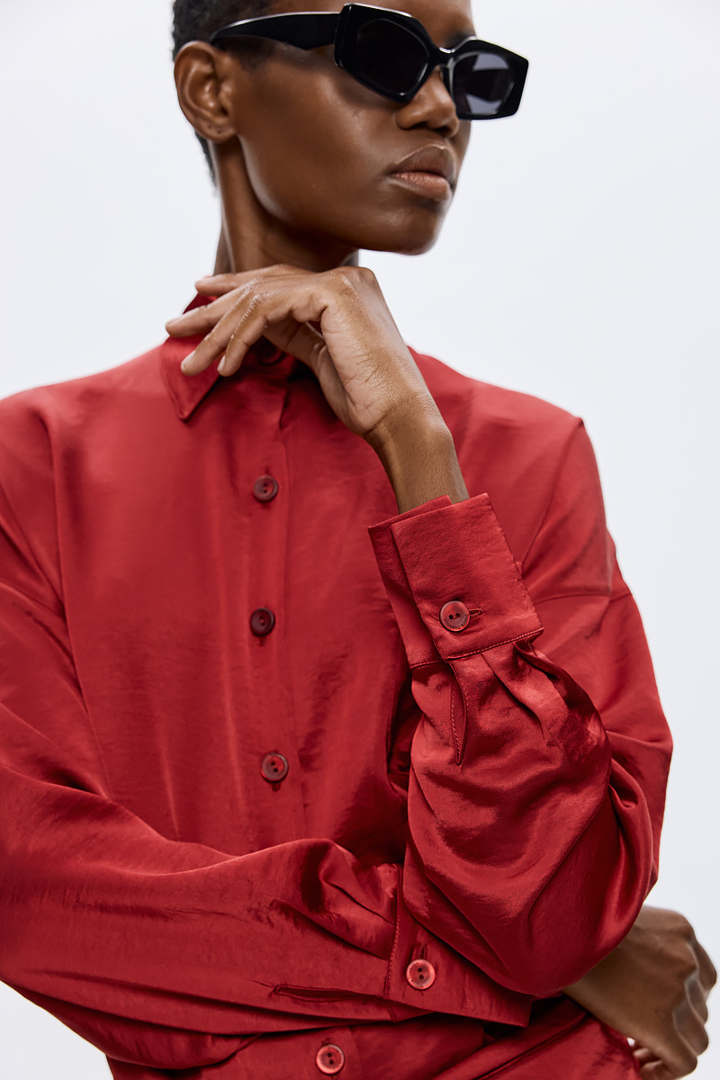 Harriett Satin Shirt