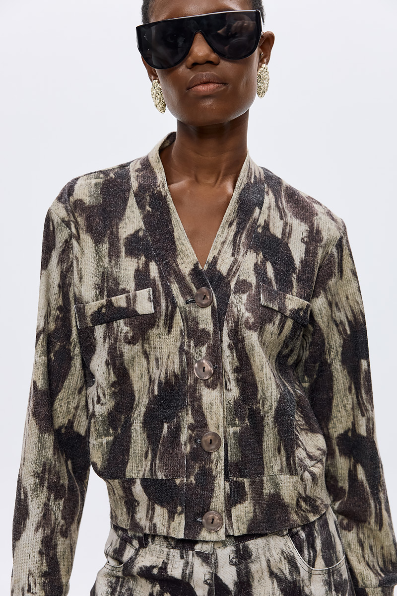 Karla Tie-Dye Knit Cardigan