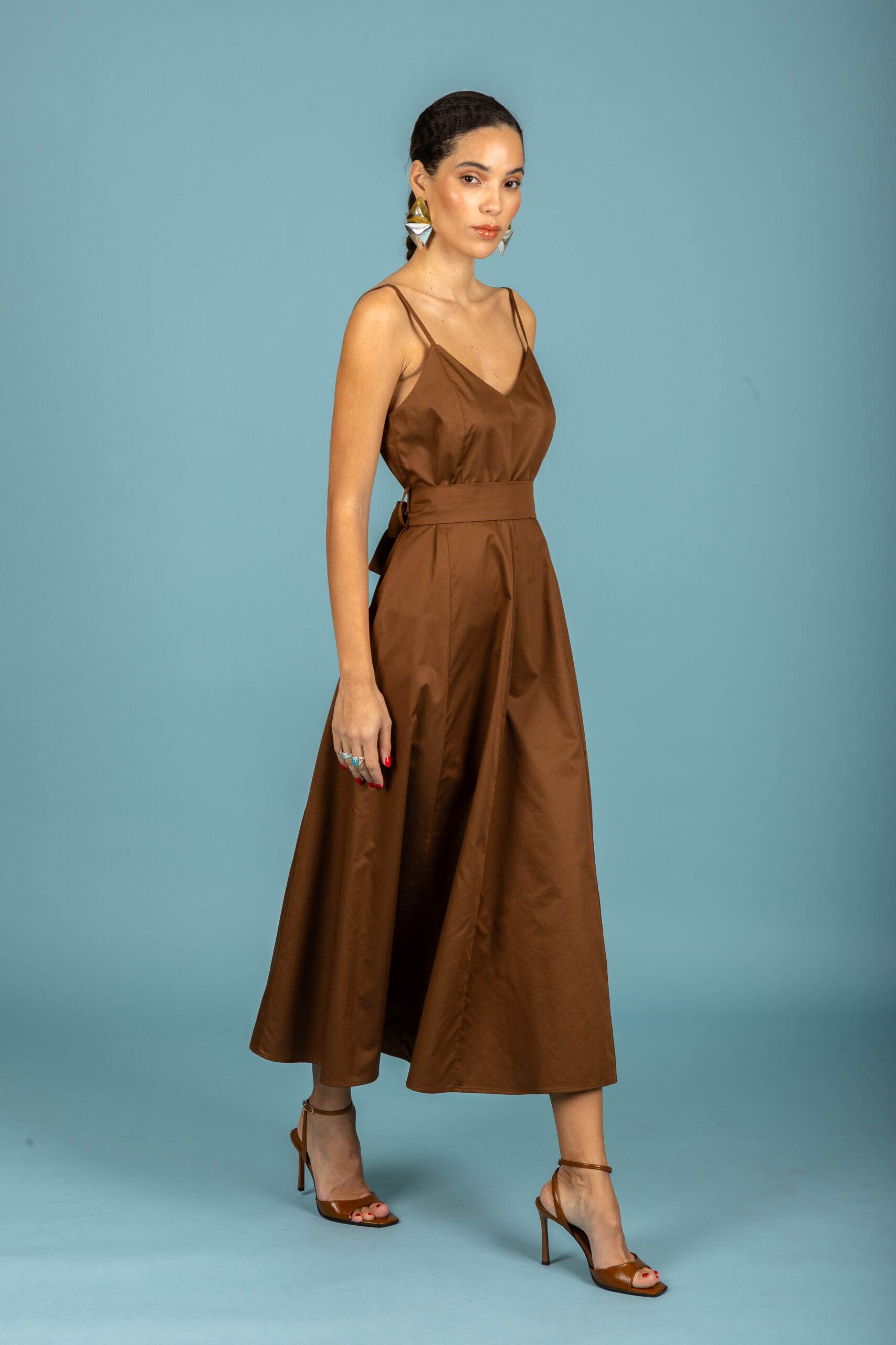 Rafael dress (Dark Brown)