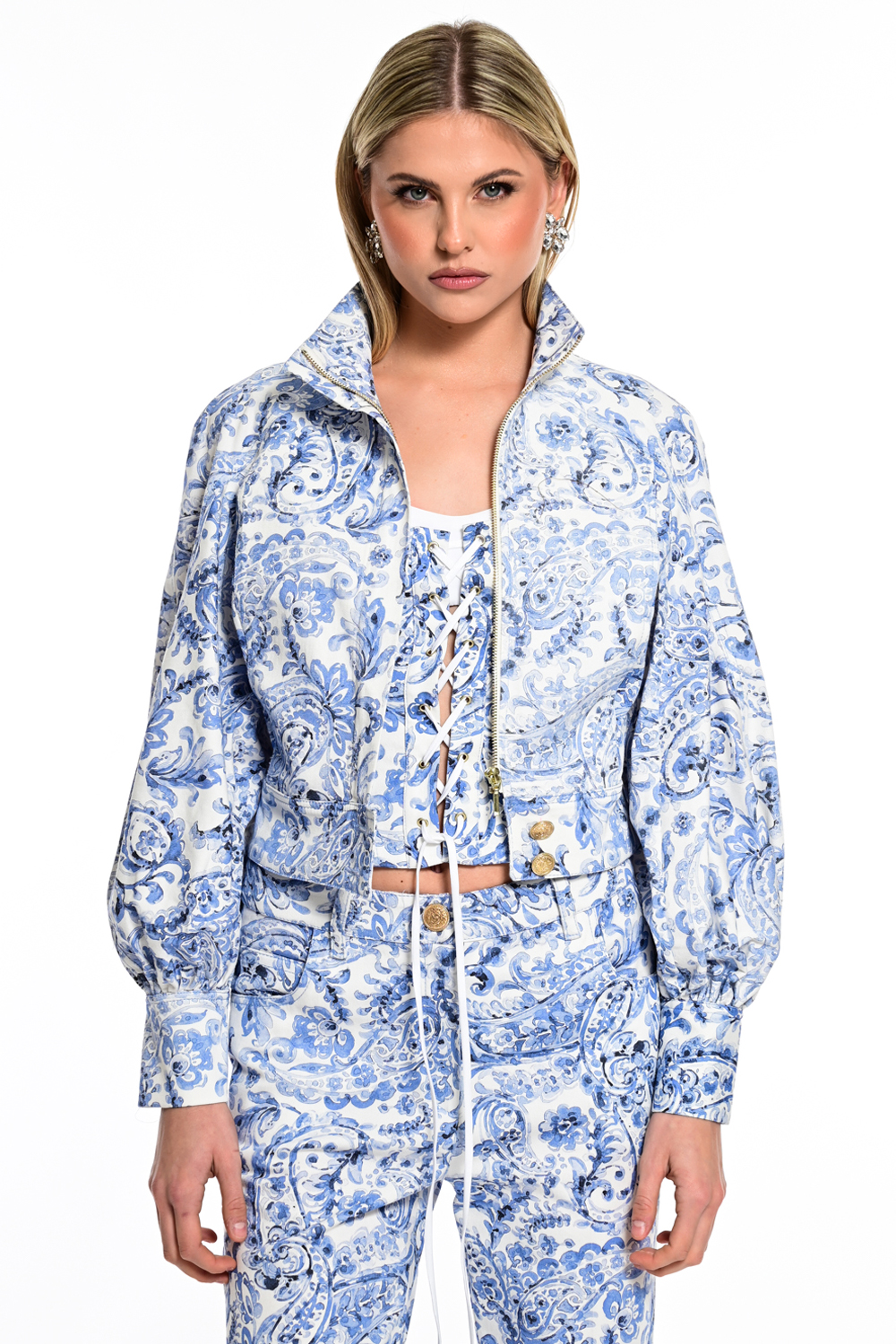 Paisley Print Jacket