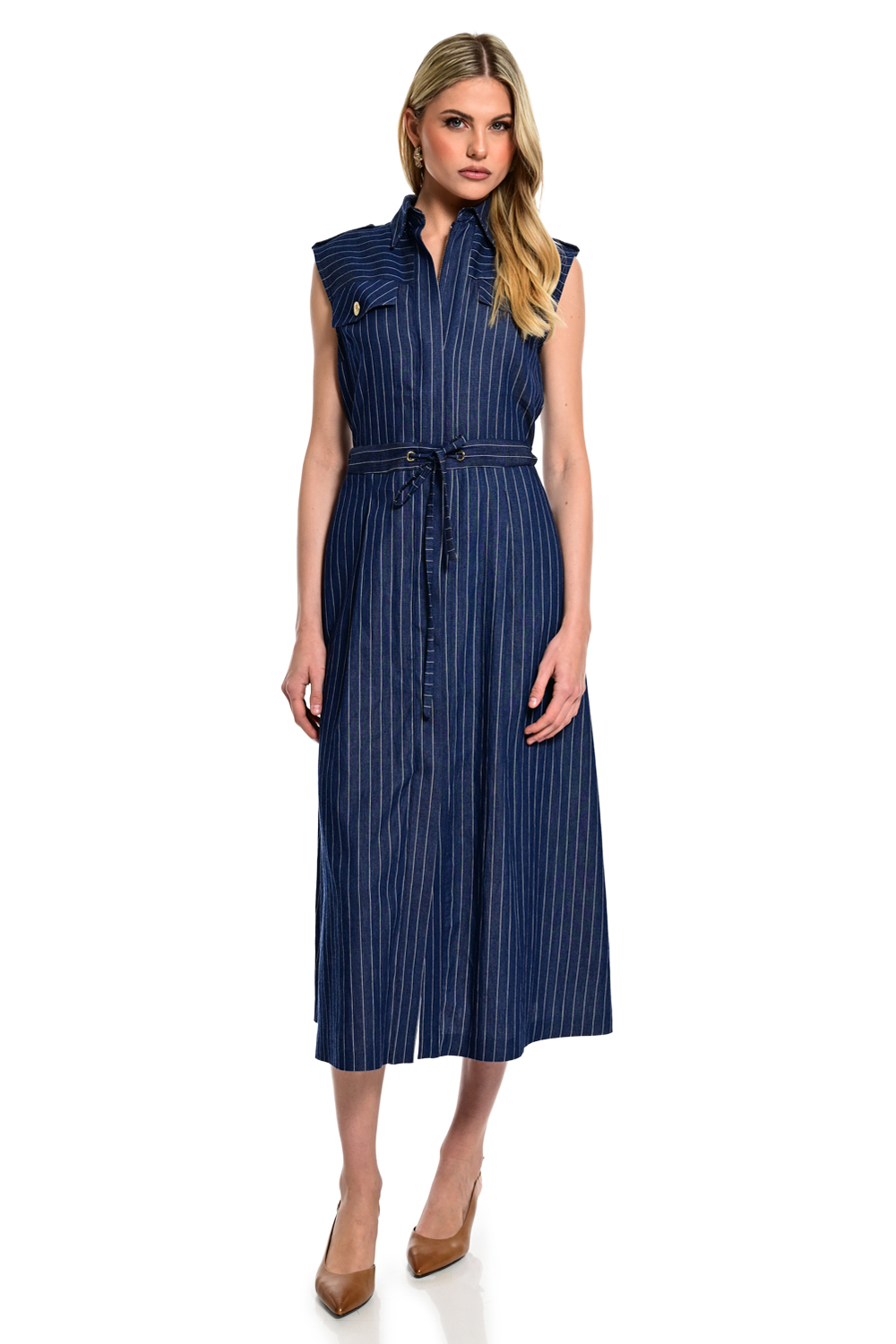 Φόρεμα Navy Lines