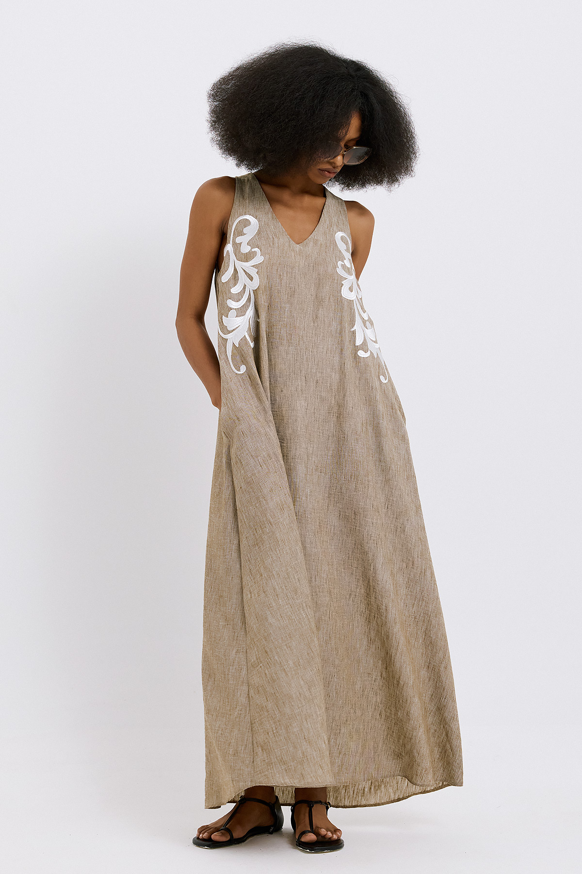 Calma Linen Dress