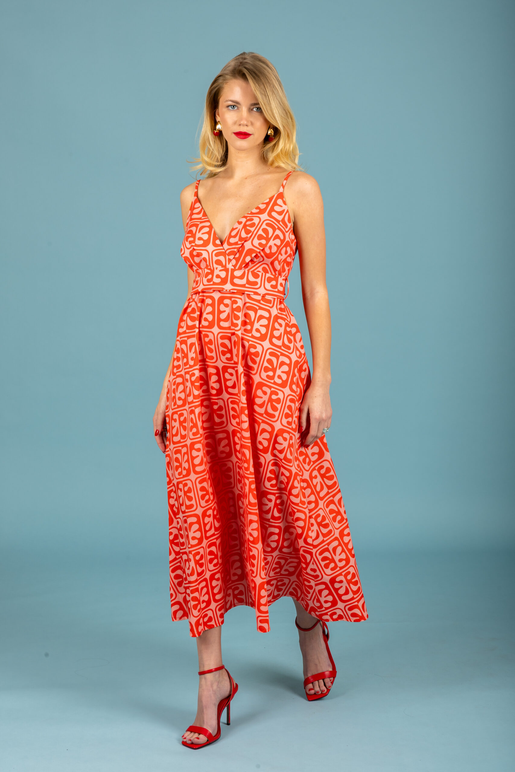 Javier poplin dress (Pink)