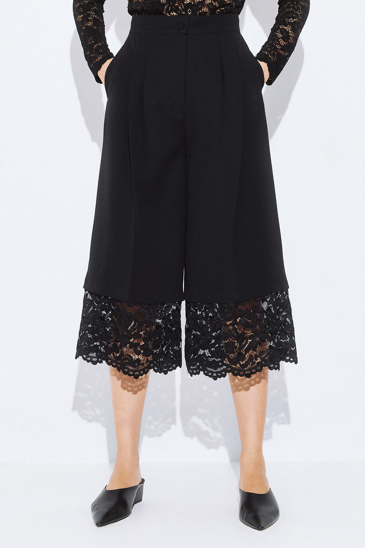Mirella Crepe Zip Culotte