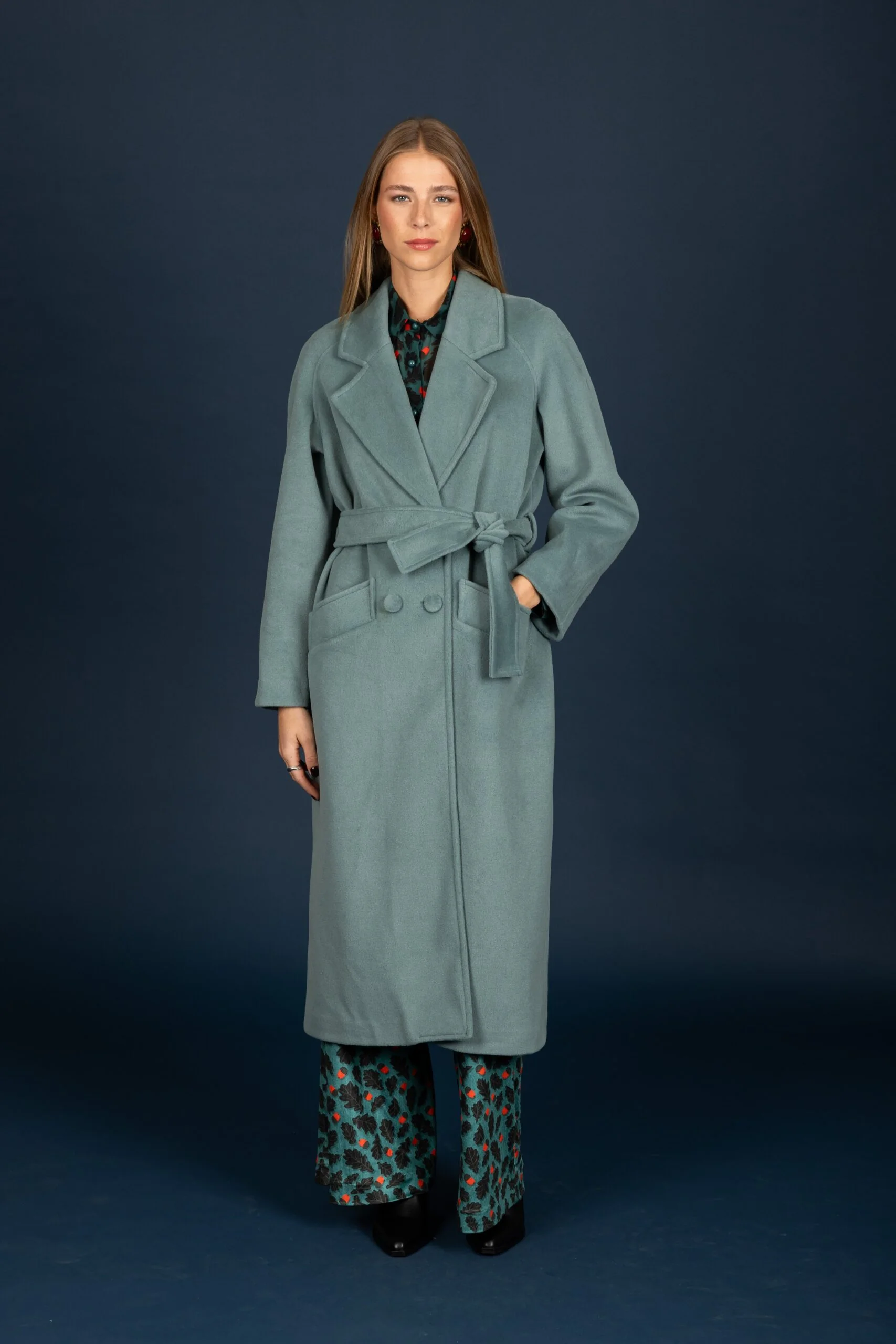 Celia coat (Teal)