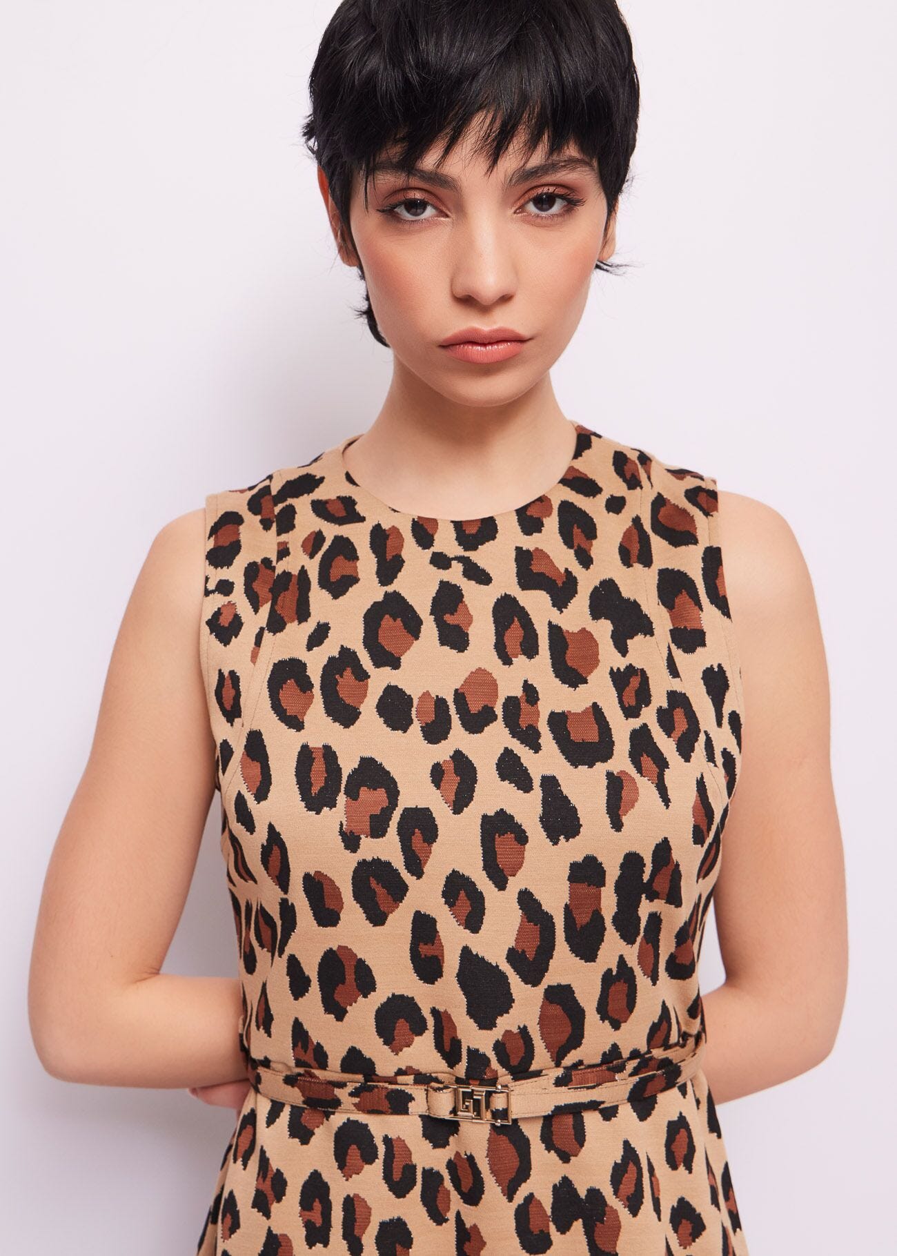 Animalprint jacquard φόρεμα Gaudì