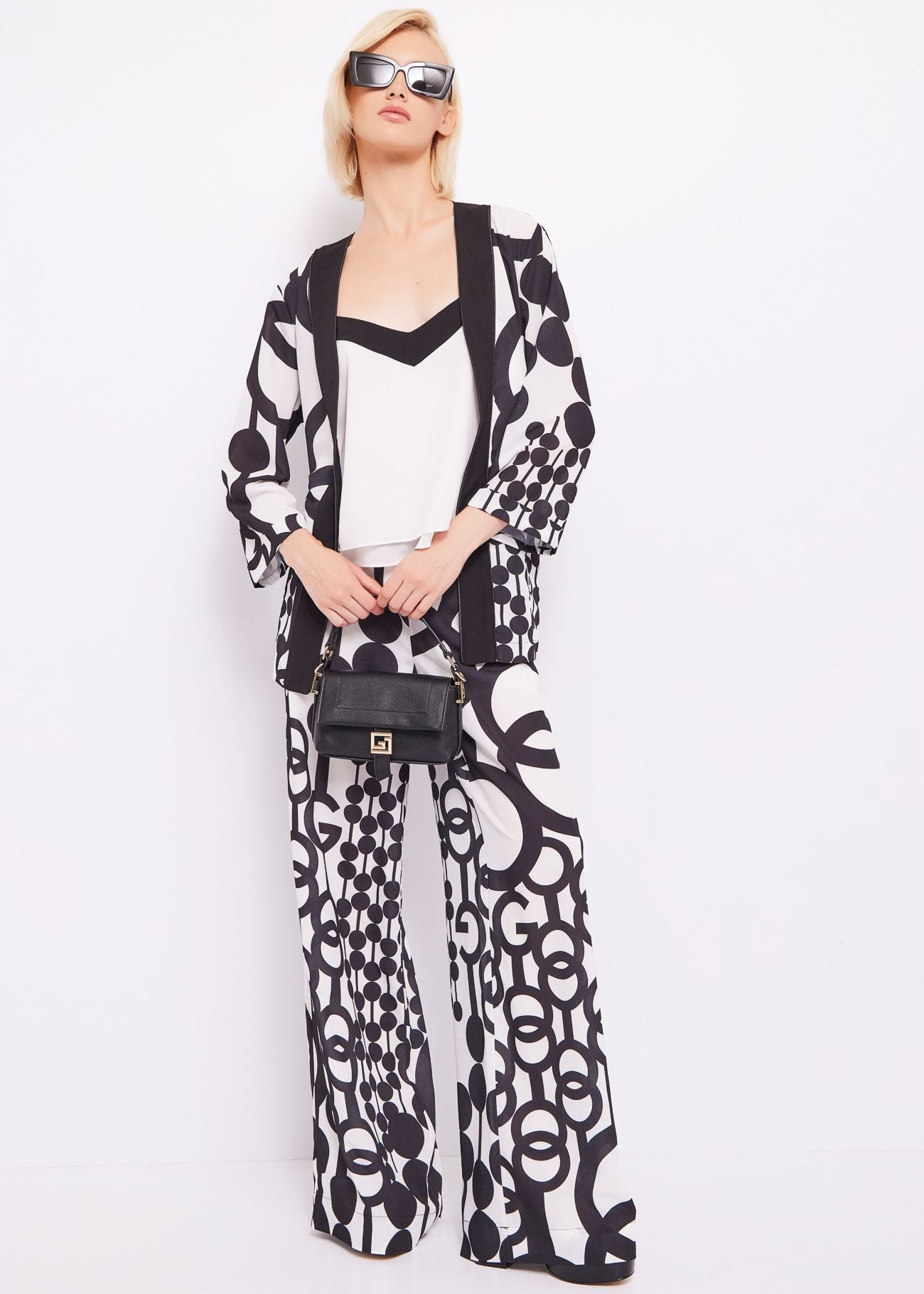 Printed georgette trousers Gaudì