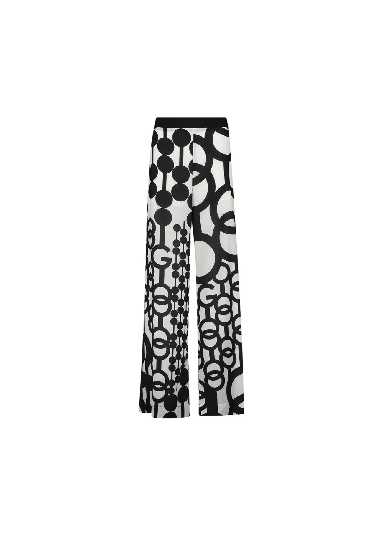 Printed georgette trousers Gaudì