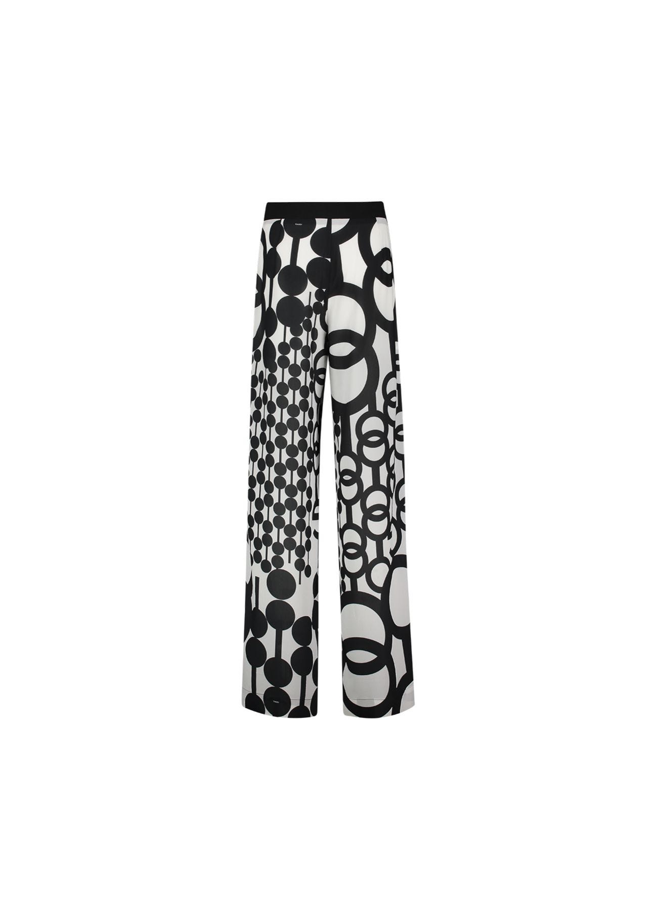 Printed georgette trousers Gaudì