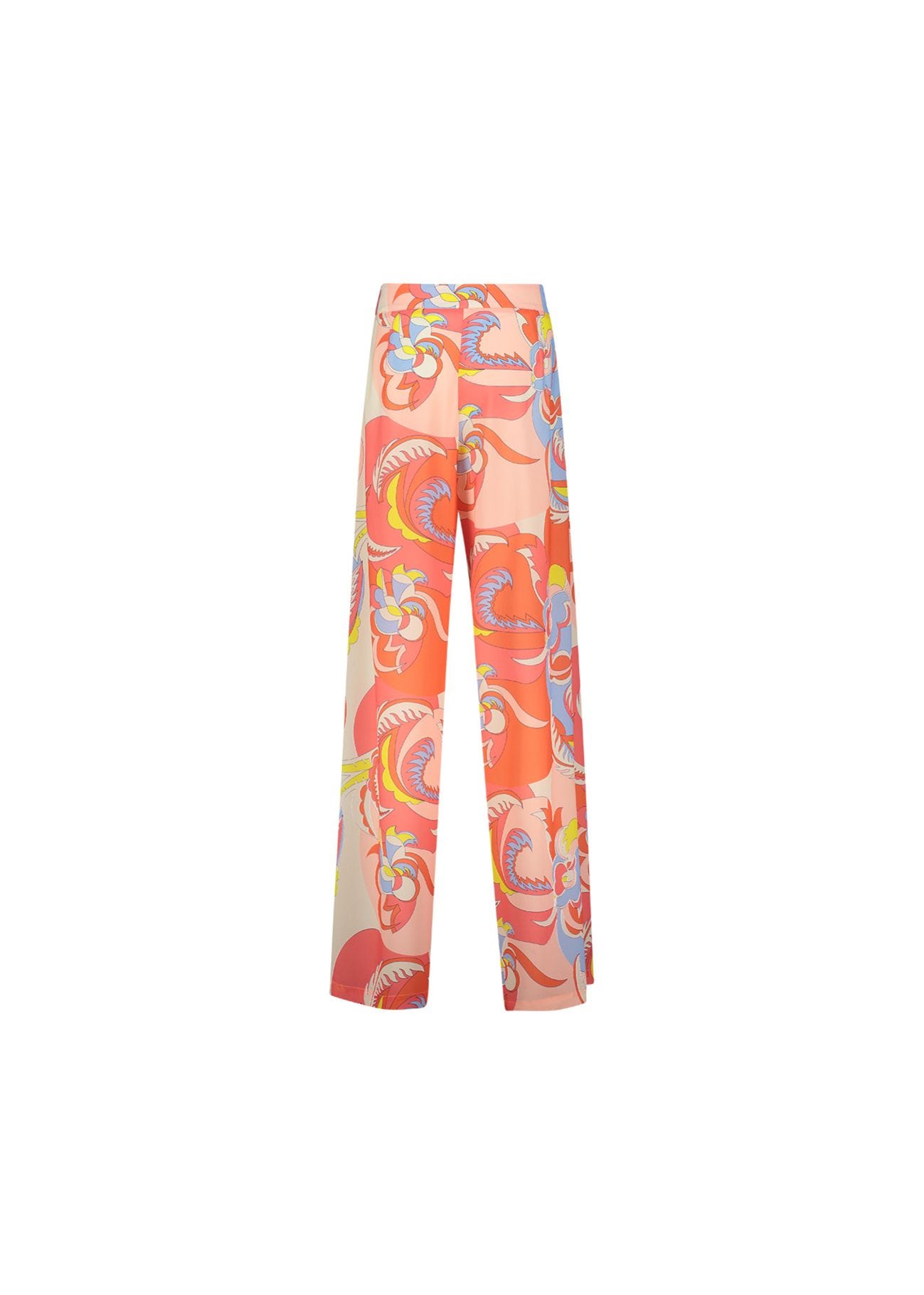 Georgette trousers with floral print Gaudì