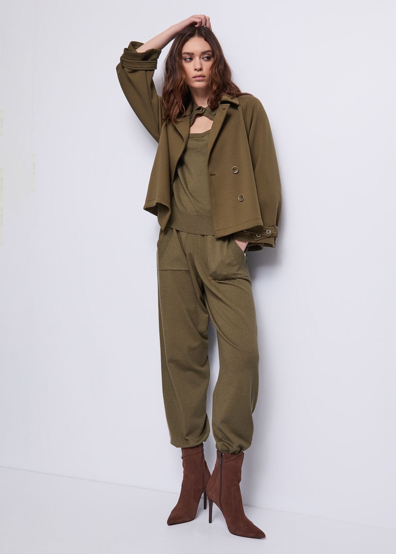 Women\'s lurex trousers with drawstring Gaudì