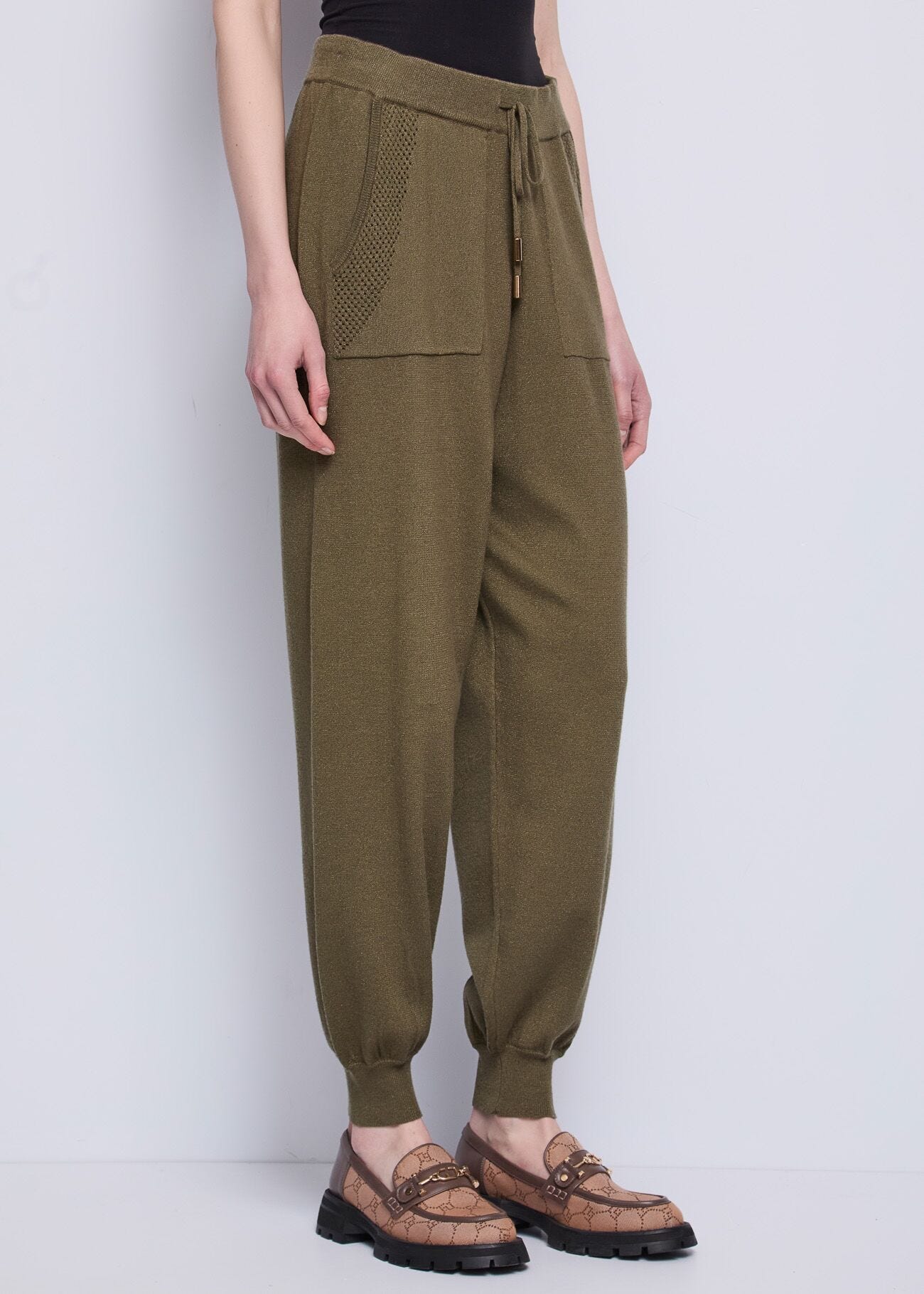 Women\'s lurex trousers with drawstring Gaudì