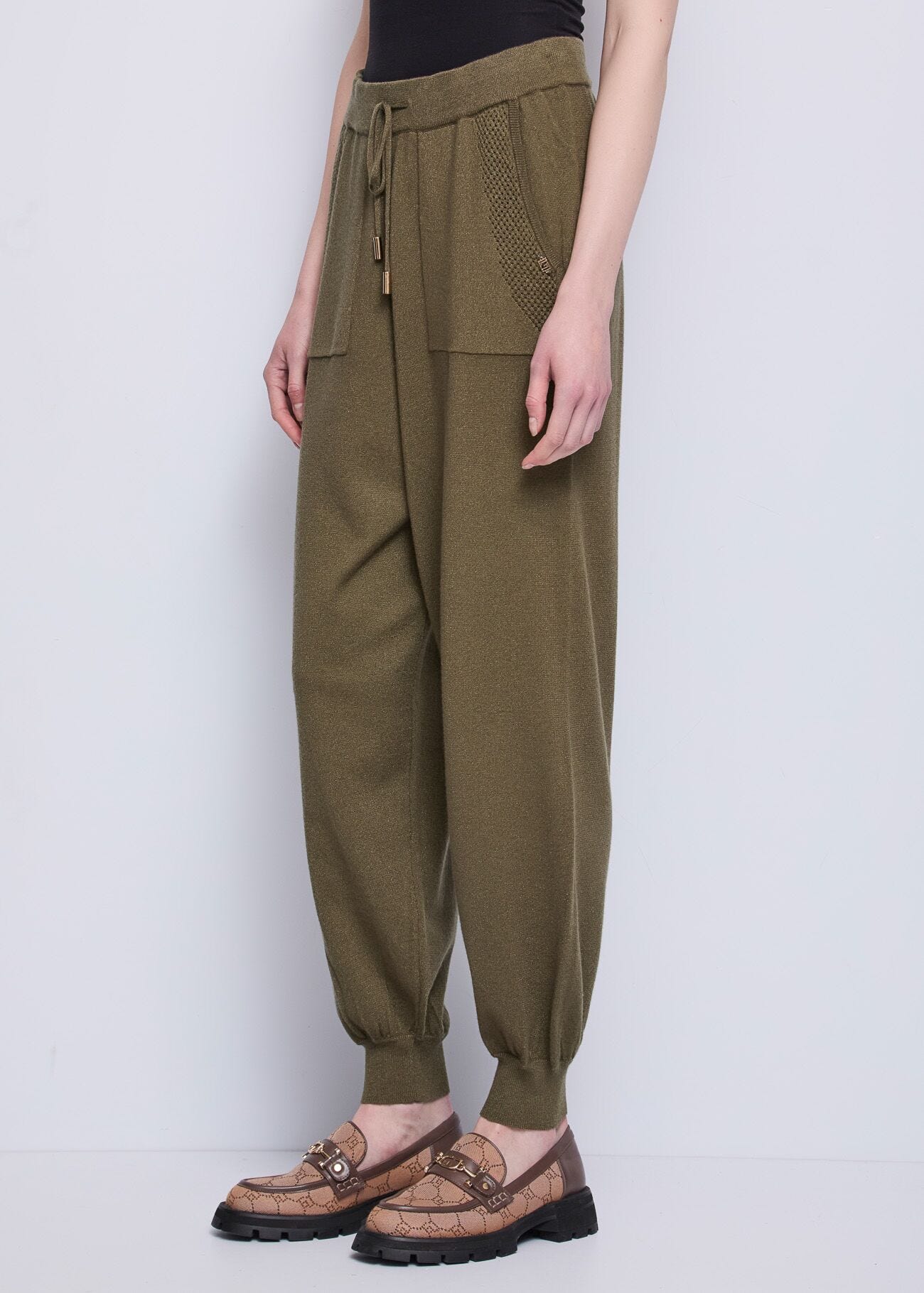 Women\'s lurex trousers with drawstring Gaudì