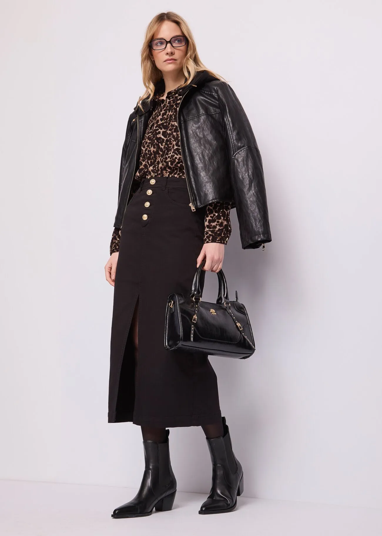 Γυναικείο πουκάμισο με animal print Gaudì