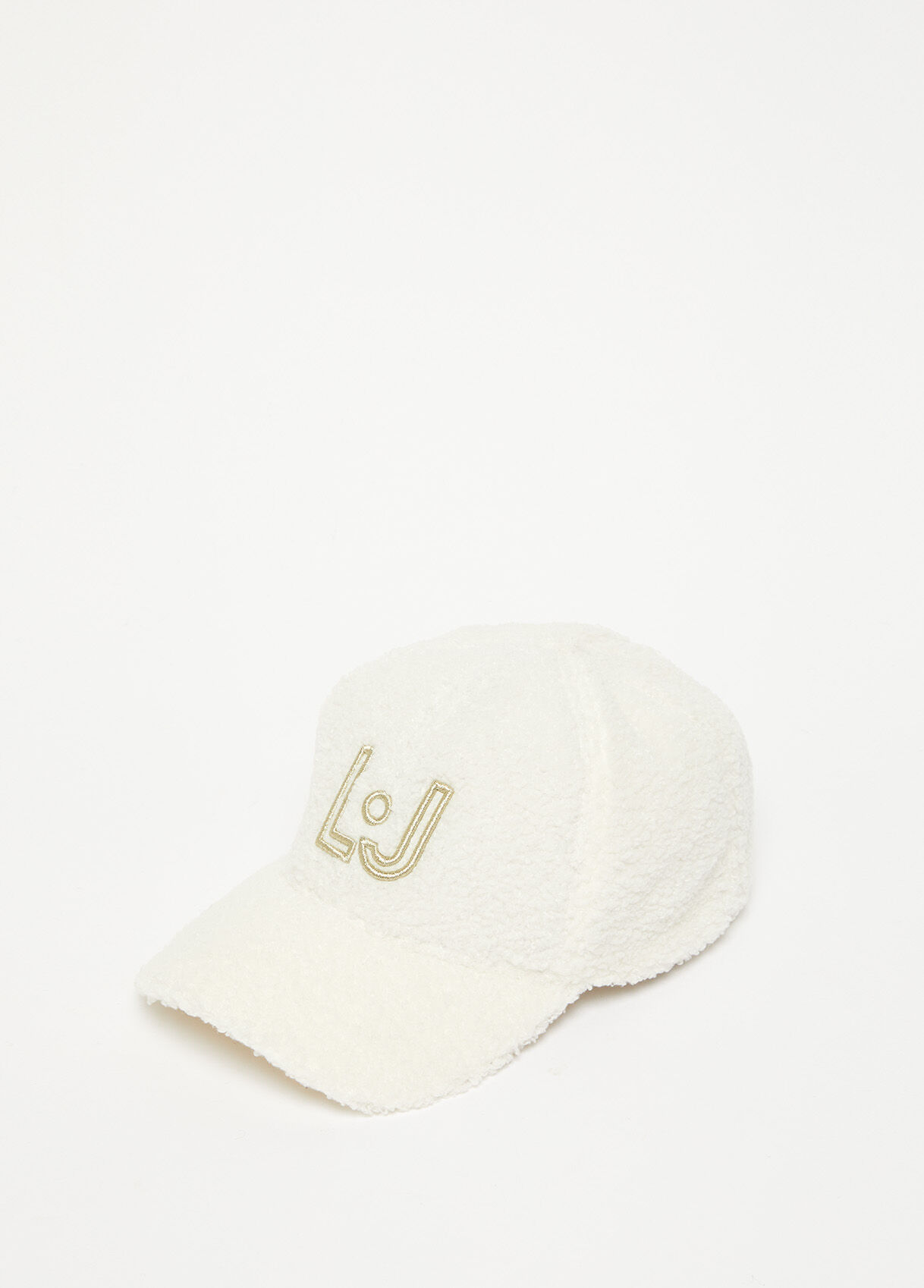 Baseball cap in teddy with logo