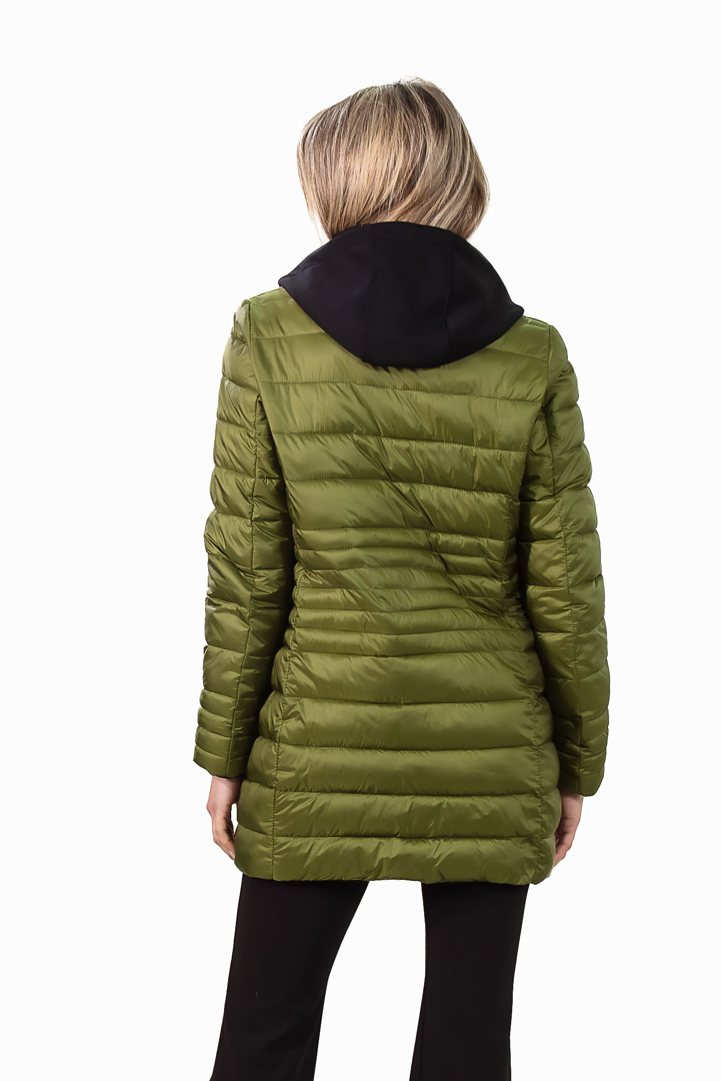 SARA GIACCA VERDE OLIO