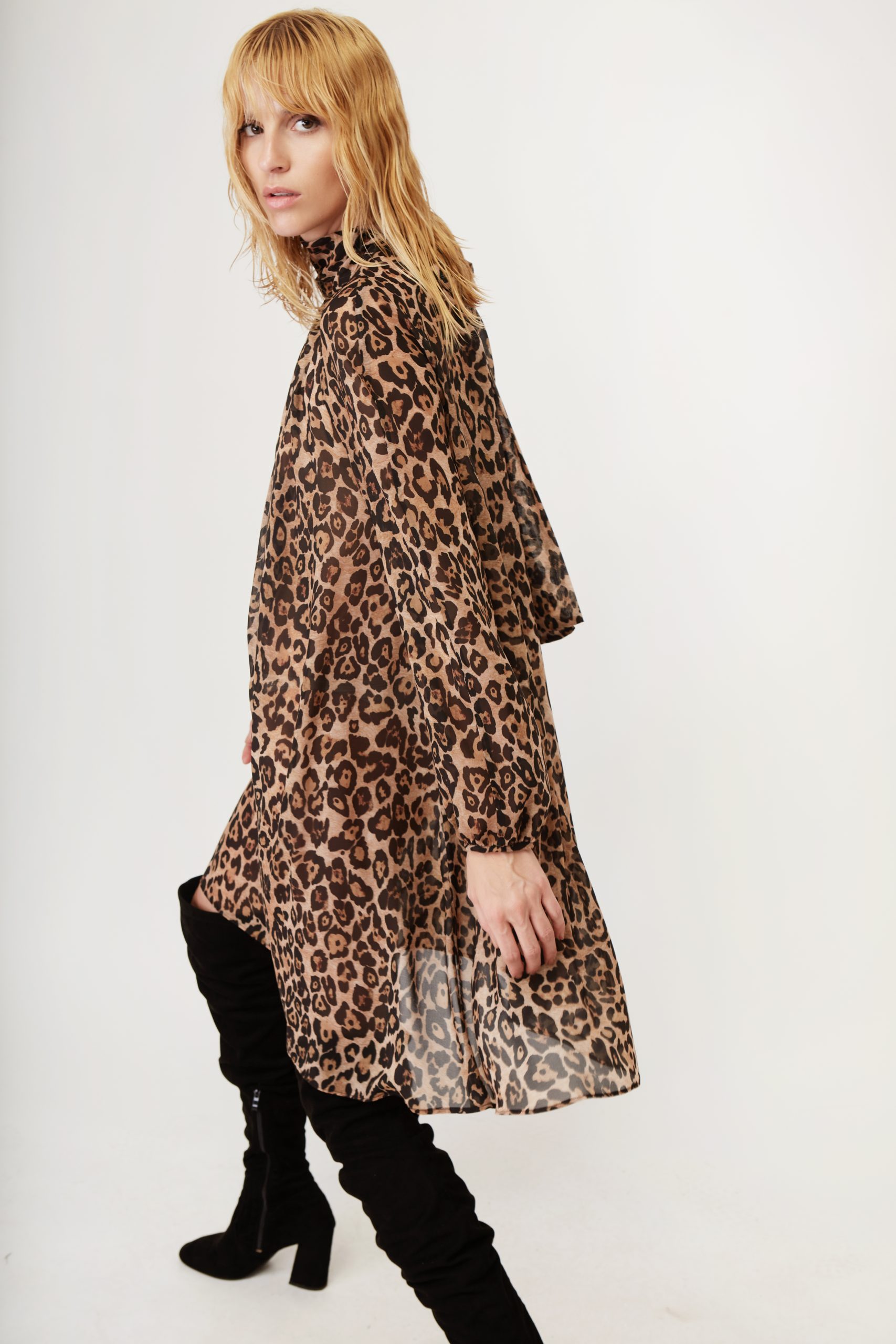 Dori Leopard Dress