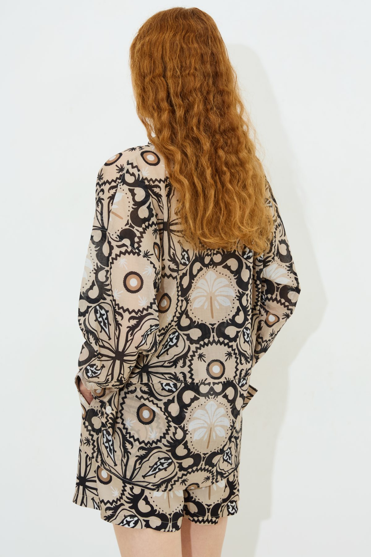 Robyn Mao Printed Cotton Top