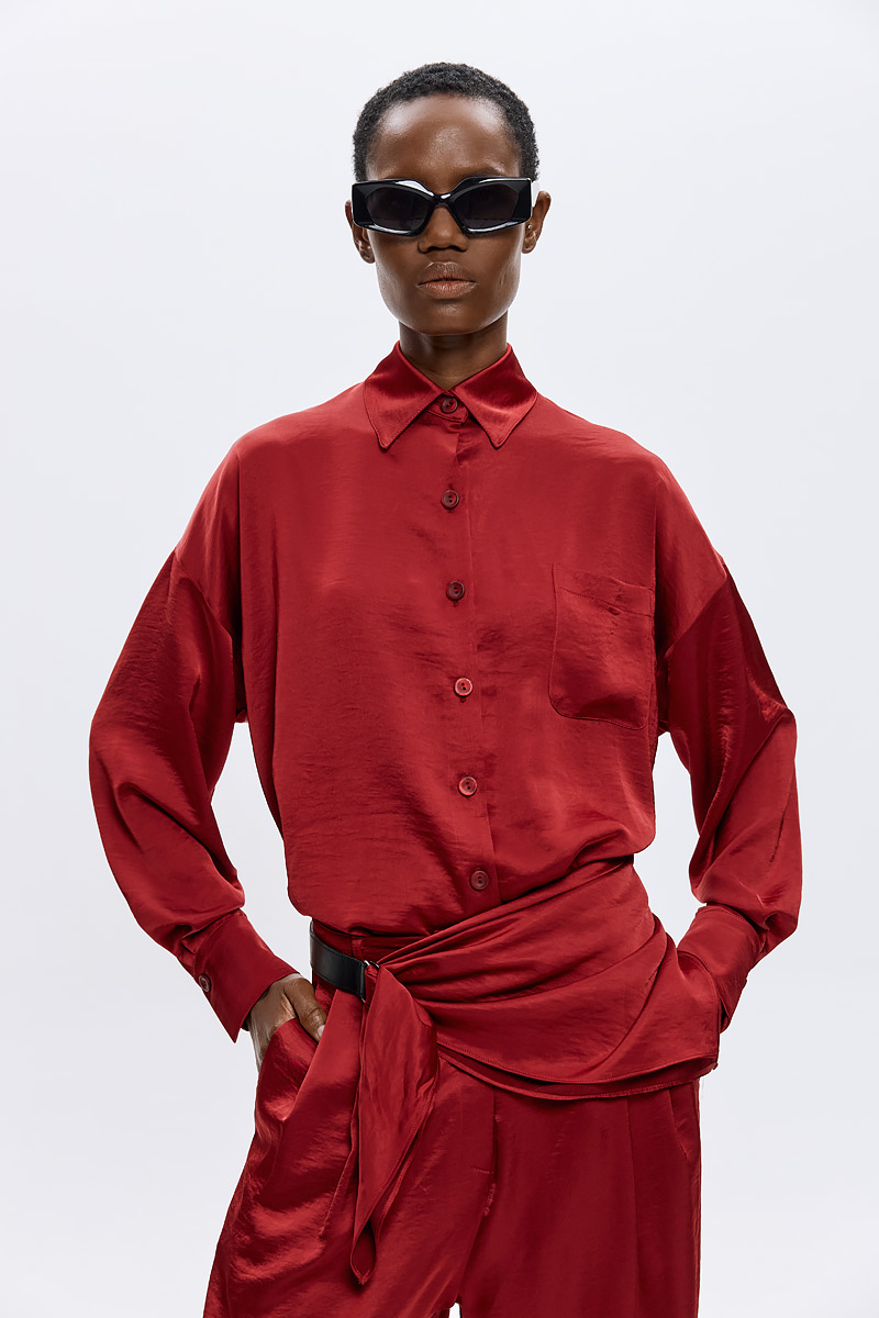 Harriett Satin Shirt