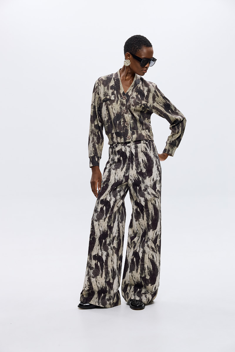 Karla Tie-Dye Knit Cardigan