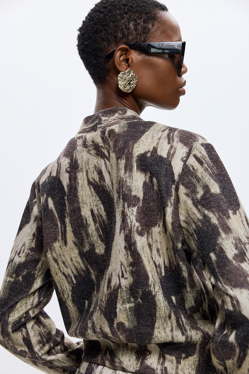 Karla Tie-Dye Knit Cardigan