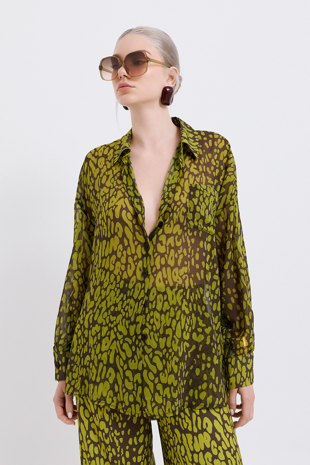 Liora Leopard Print Shirt