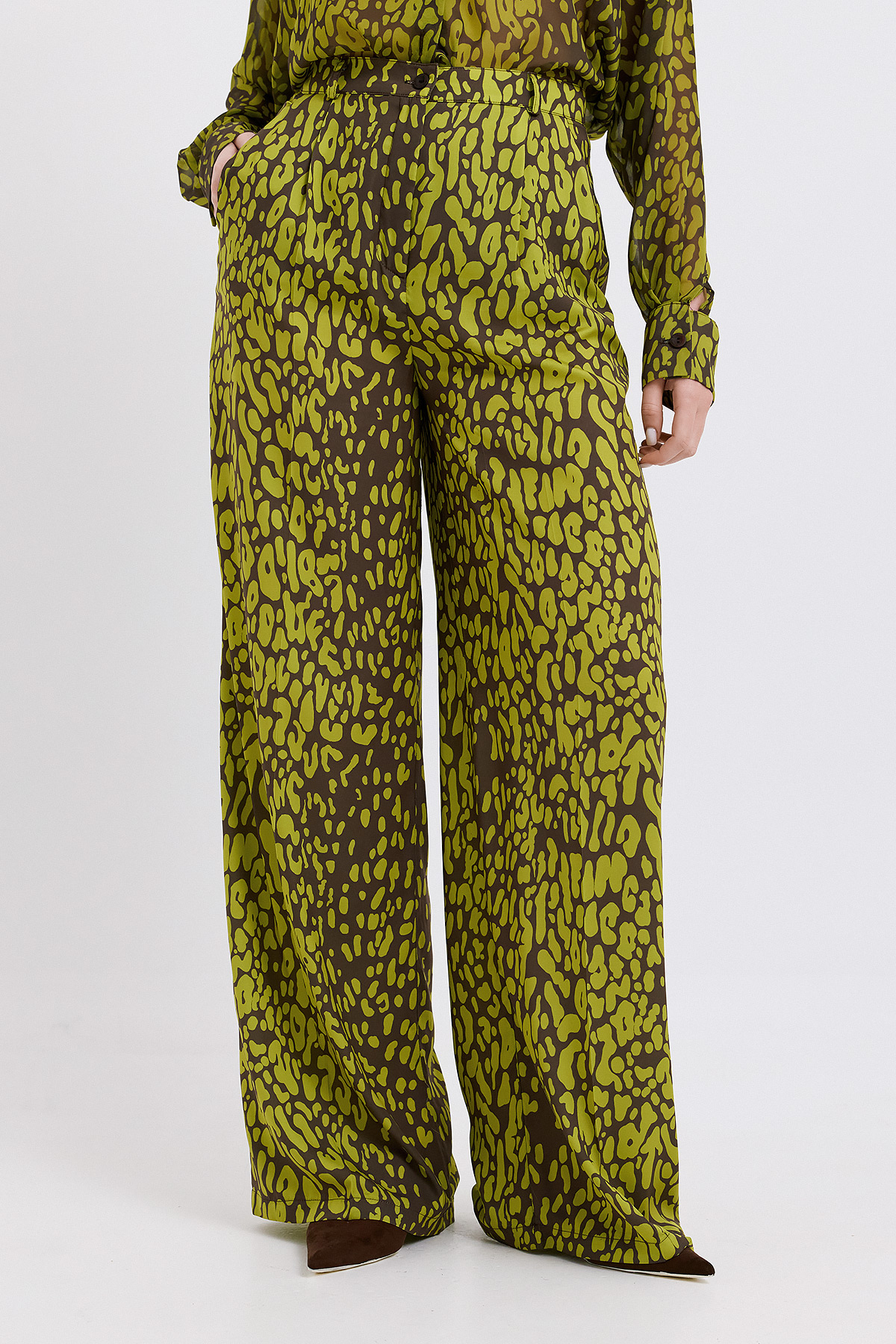 Marisa Leopard Print Trousers