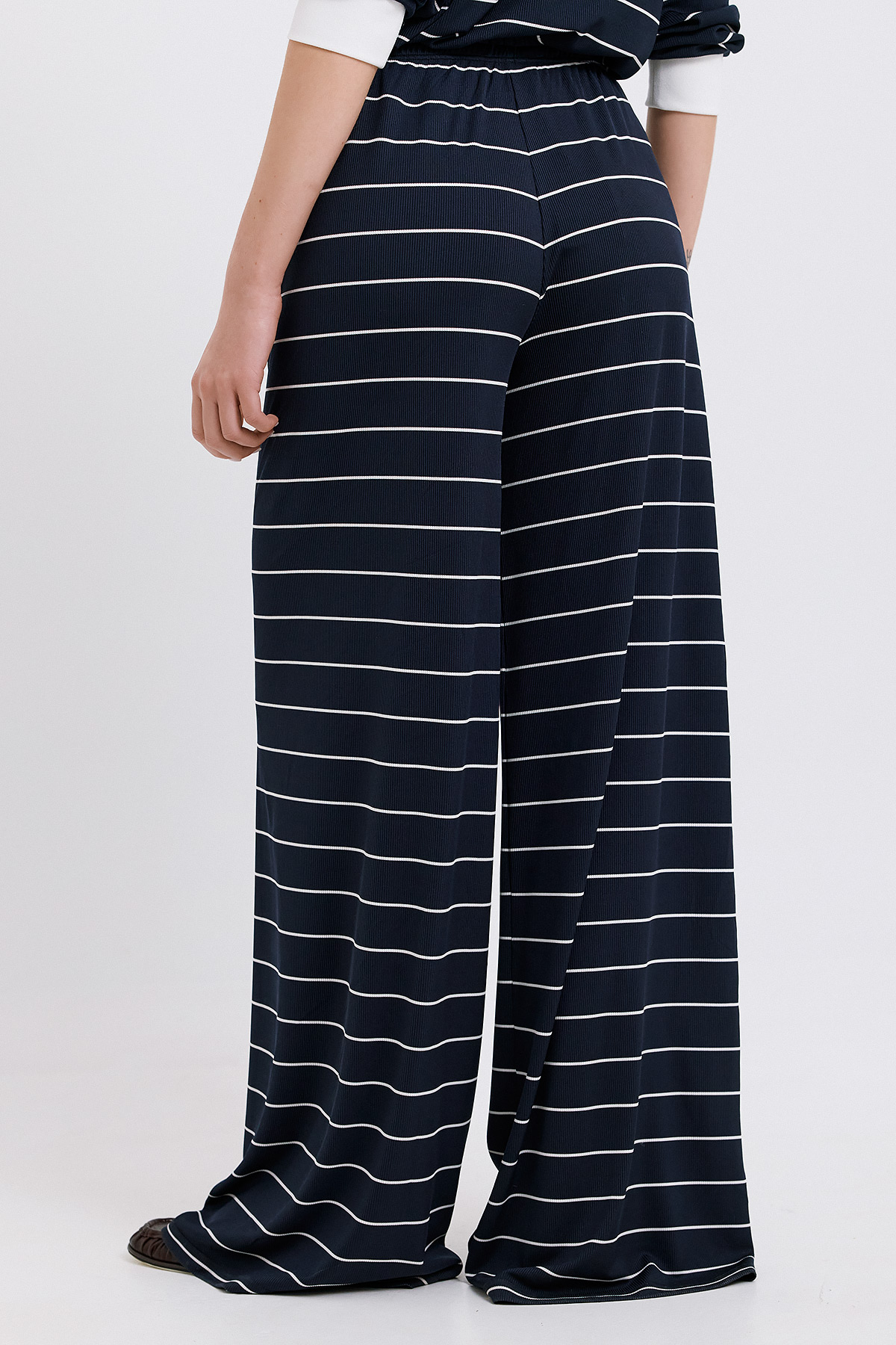 Leia Striped Rib Trousers
