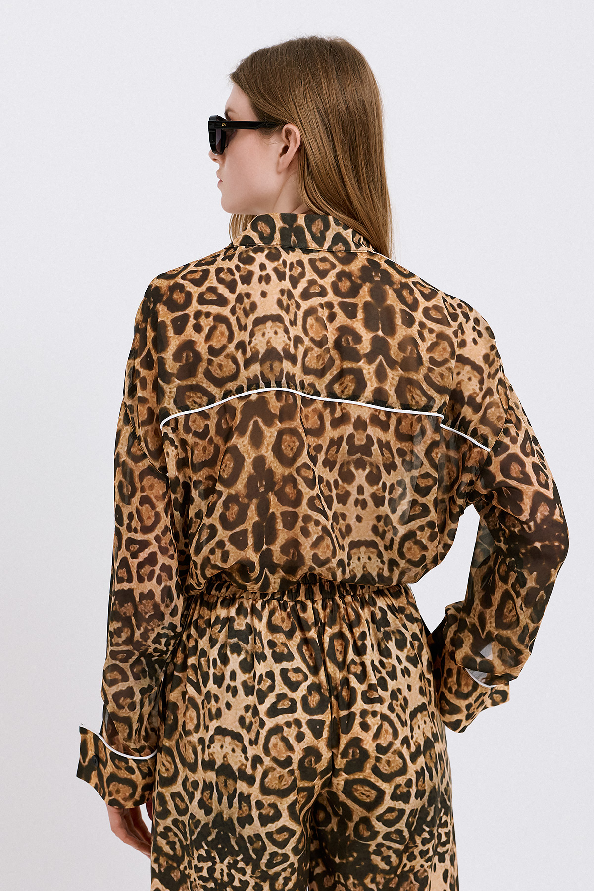 Liora Leopard Shirt With Hem