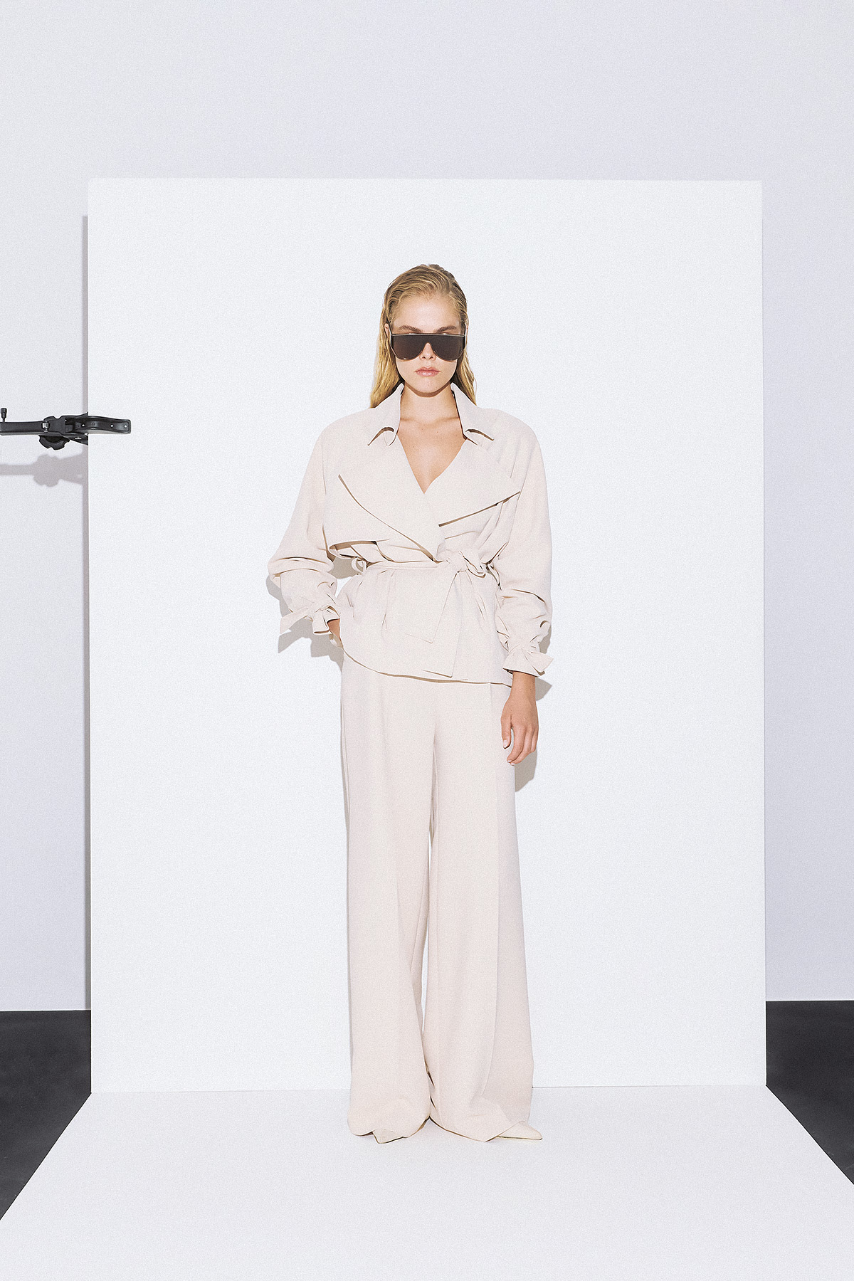 Marisa Crepe Trousers Cream