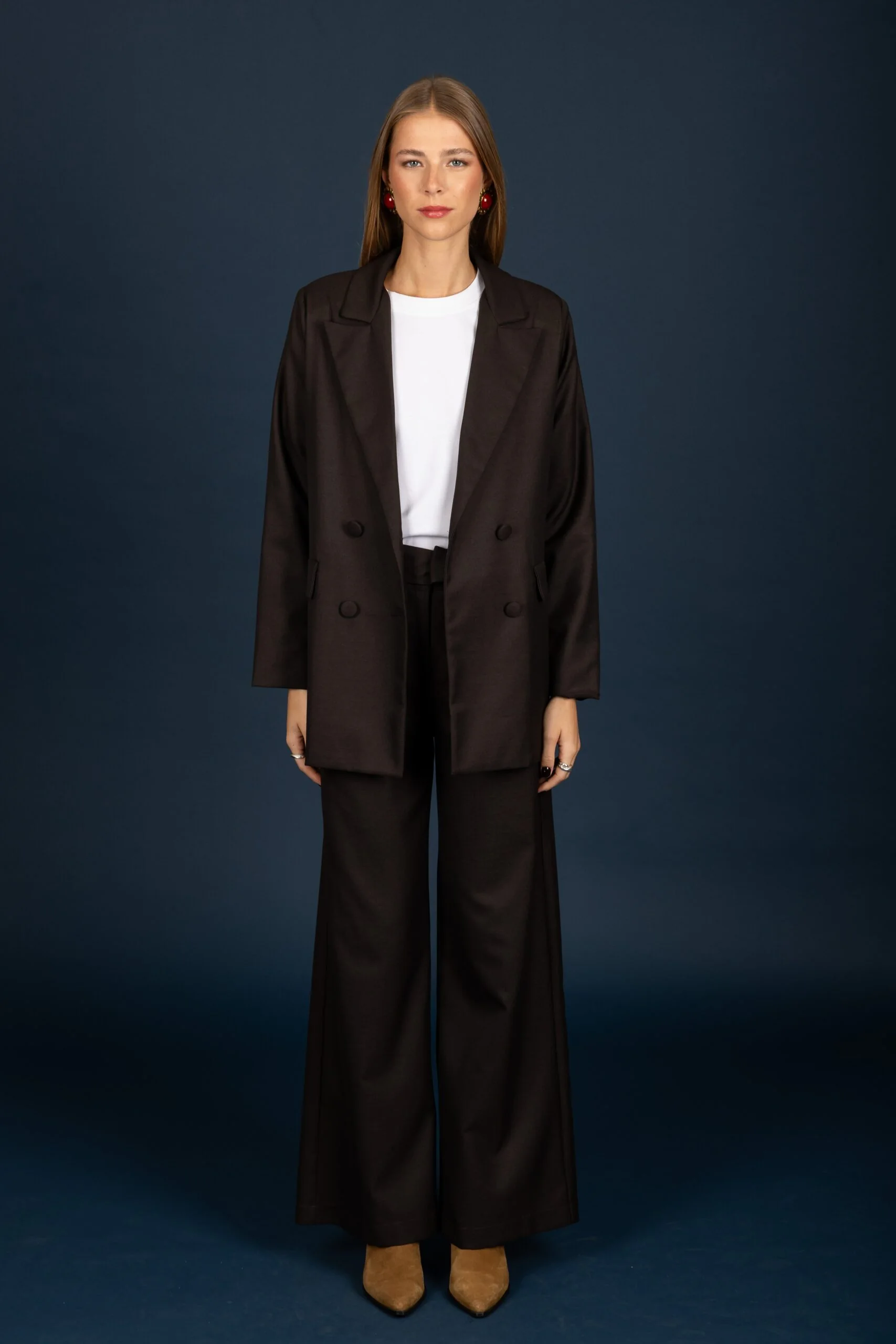 Ron παντελόνι (Brown)