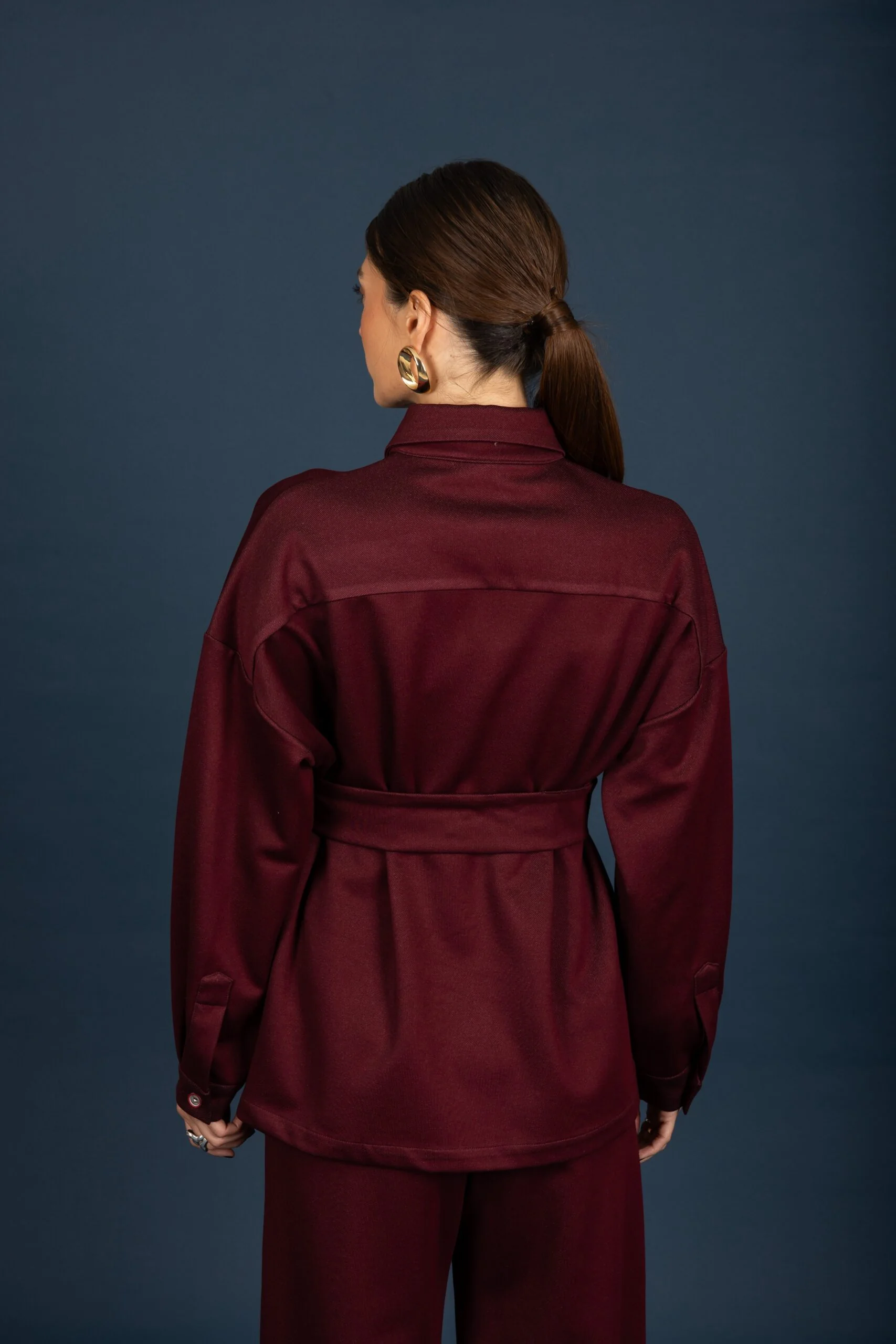 Craig oversize shirt (Bordeaux)