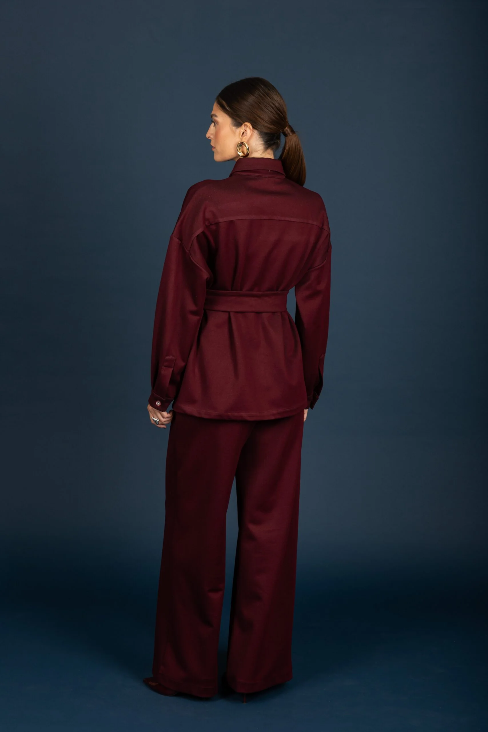Craig oversize shirt (Bordeaux)
