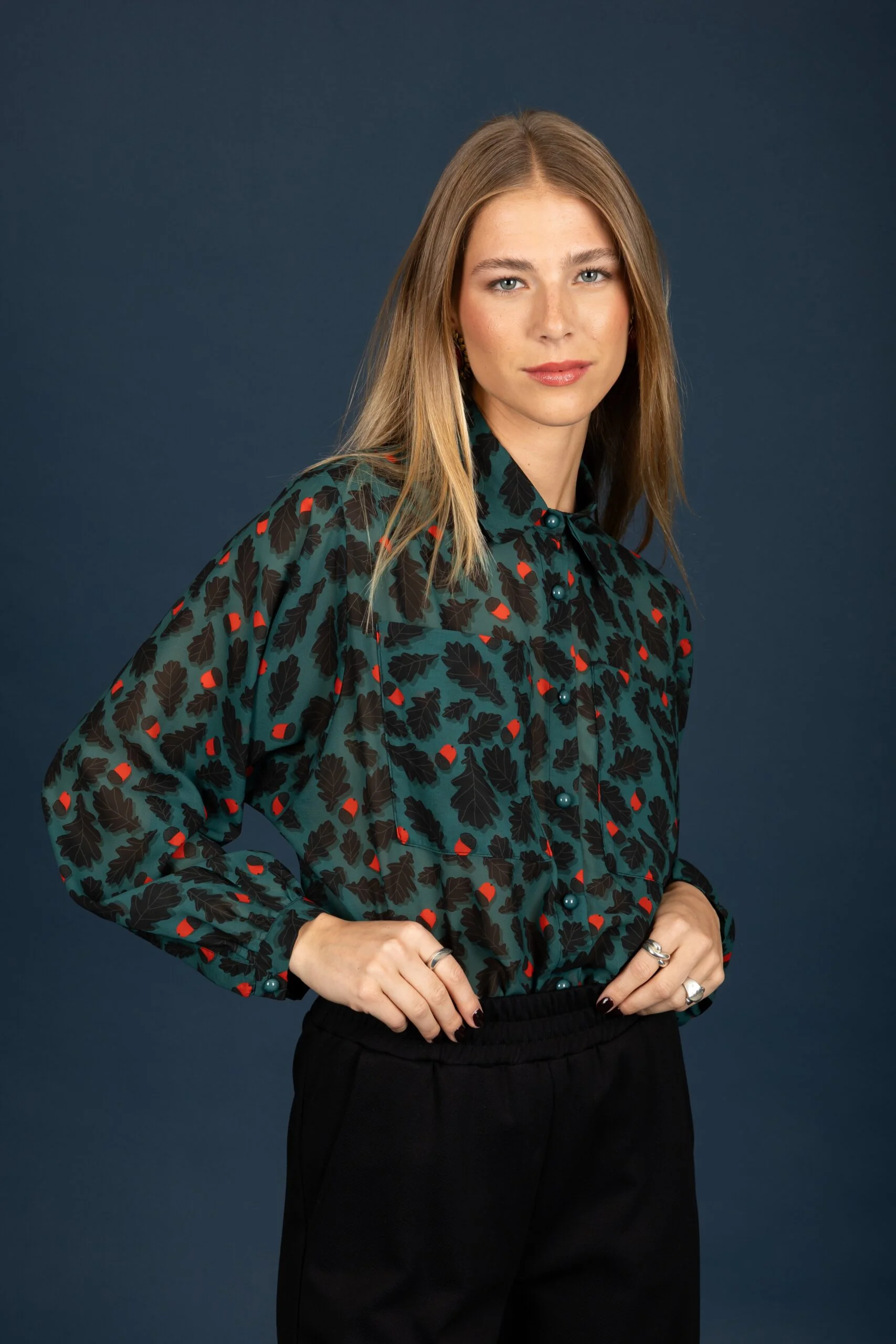 Diane chiffon πουκάμισο