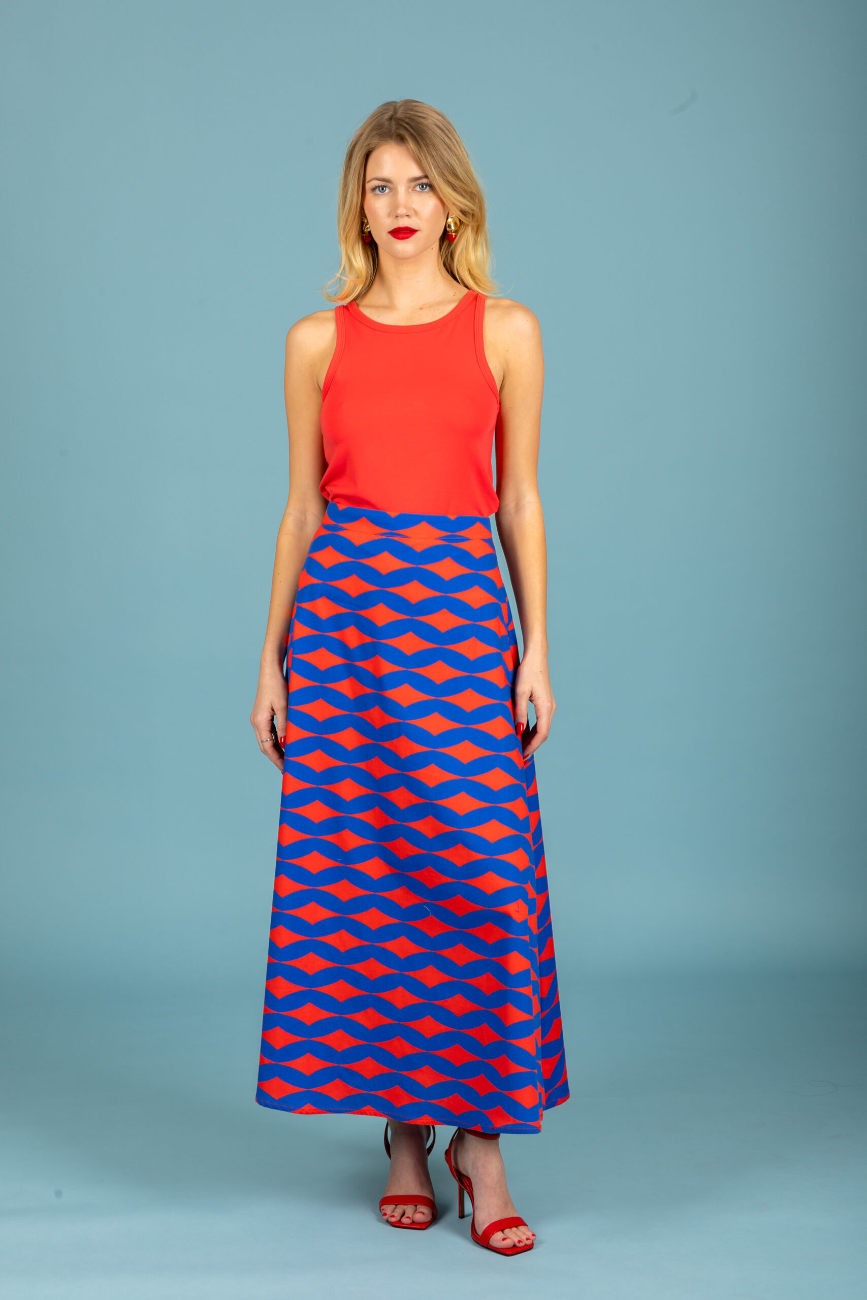 Fabio poplin skirt