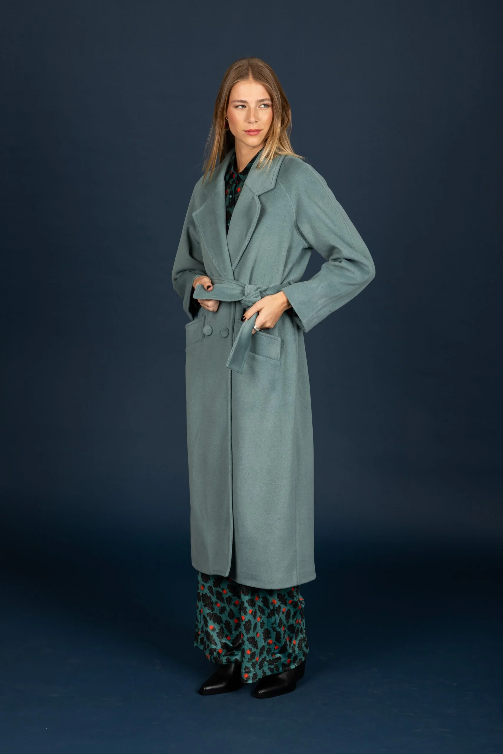 Celia coat (Teal)