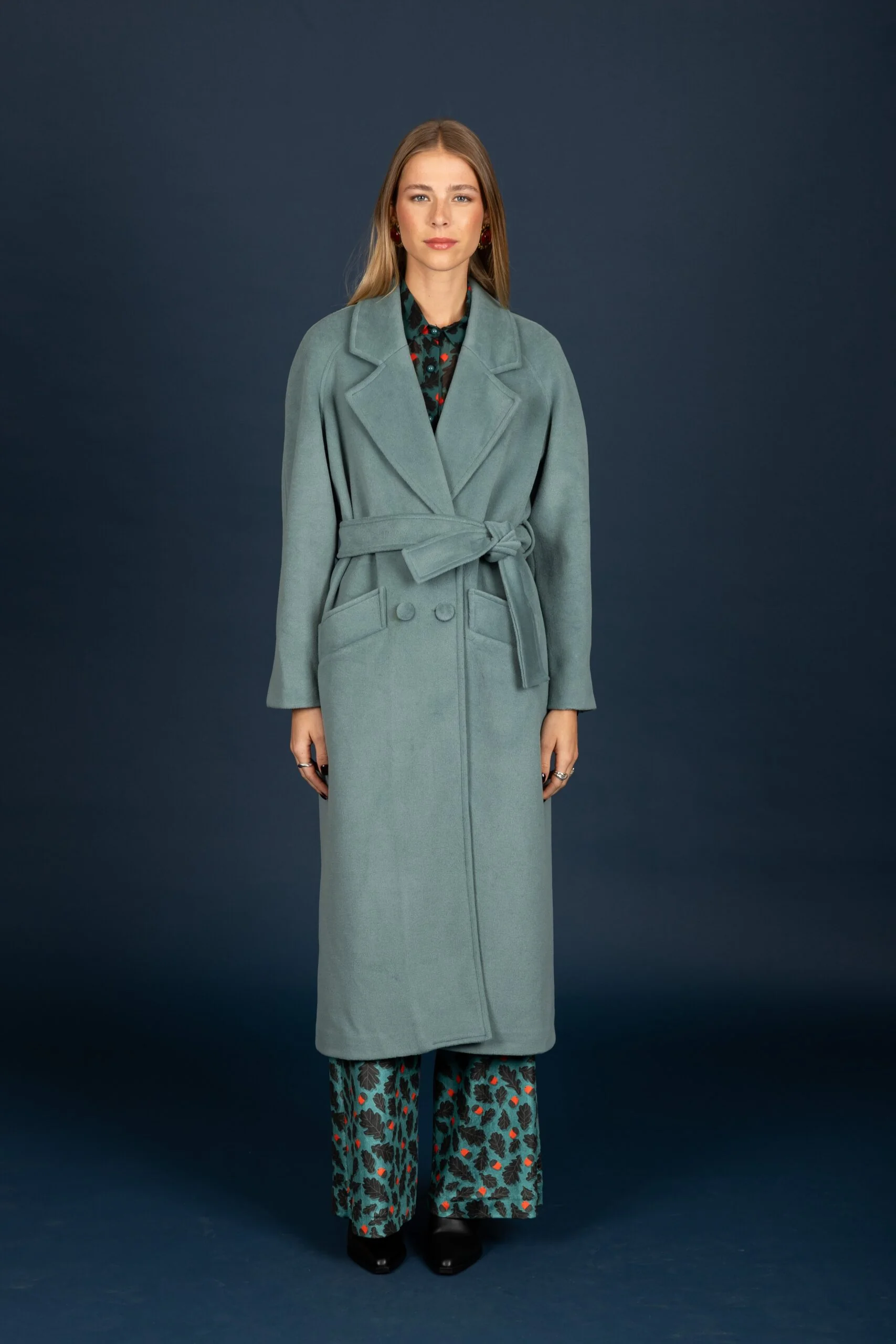 Celia coat (Teal)