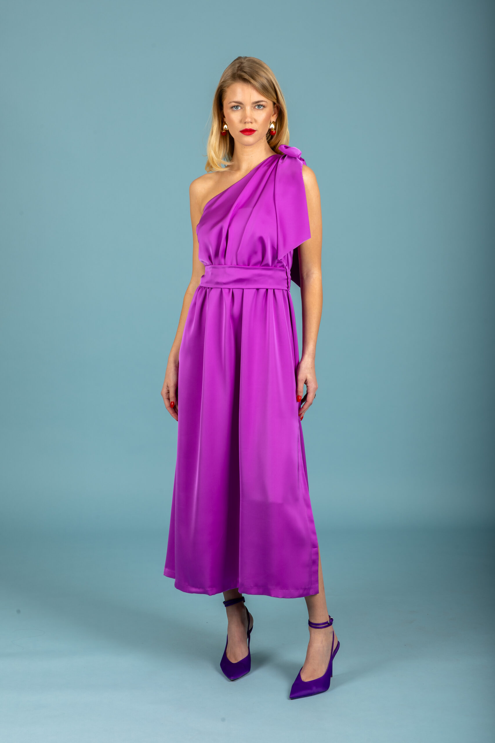 Enzo dress (Intense Violet)