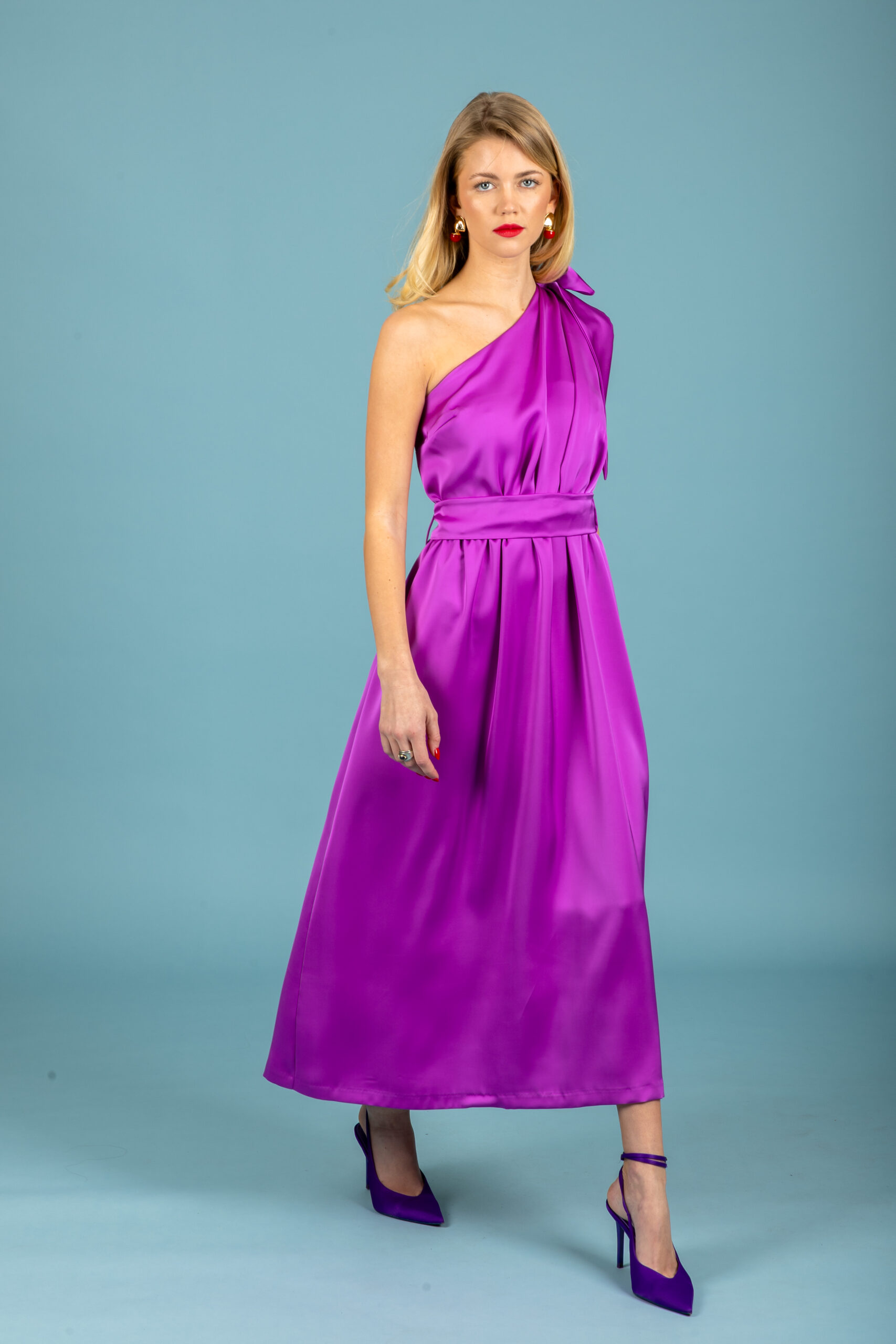 Enzo dress (Intense Violet)