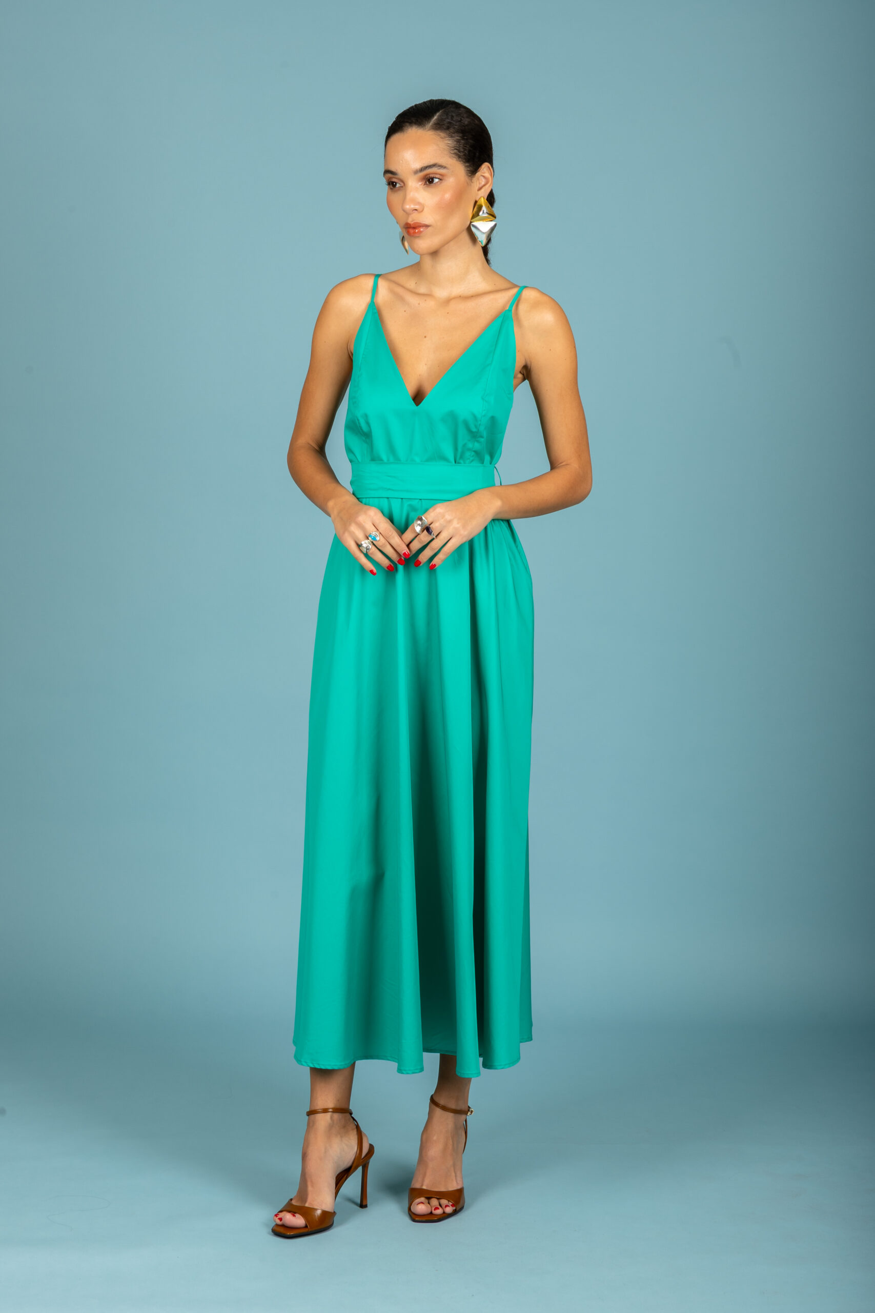 Nina dress (Emerald)