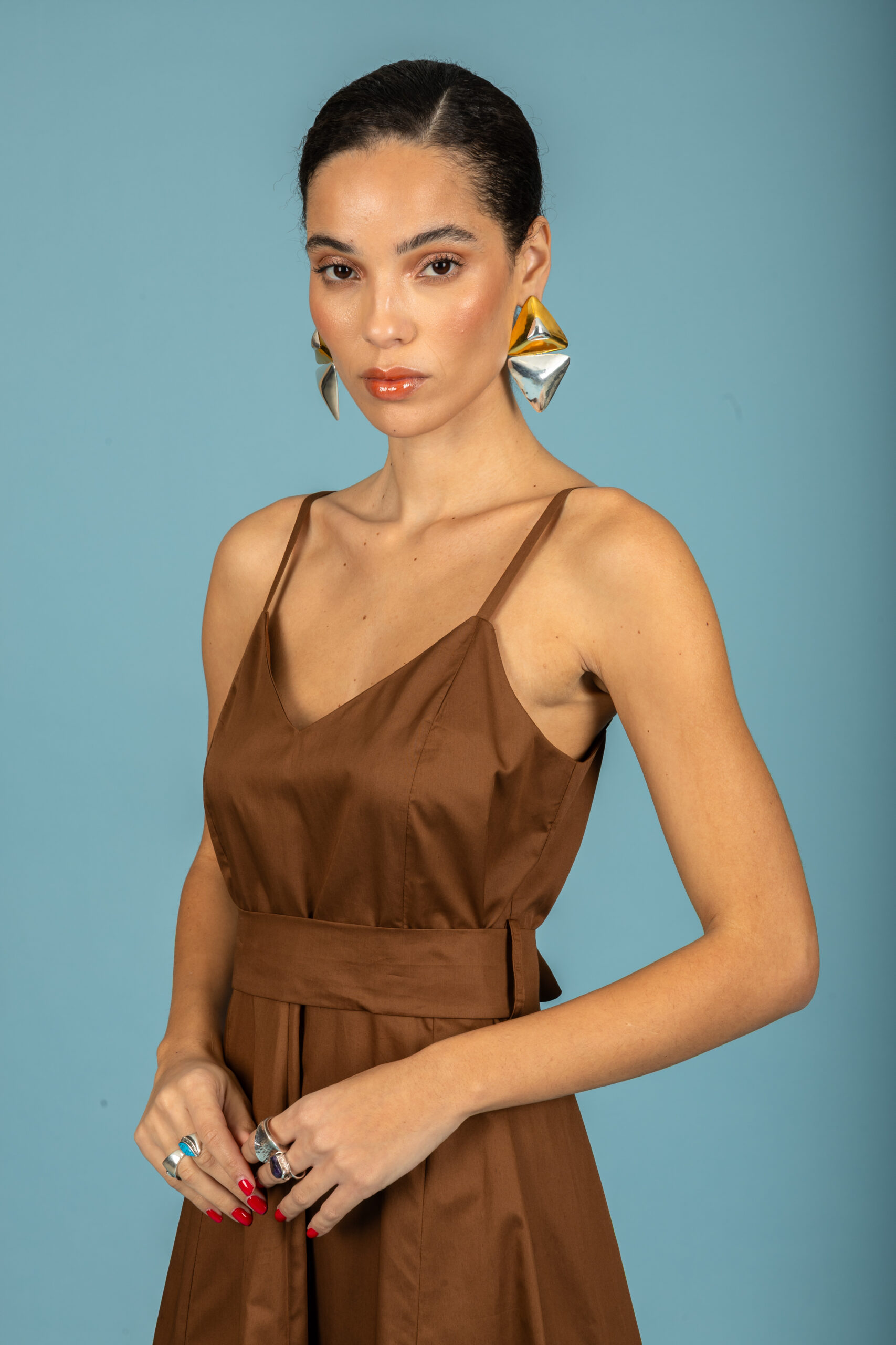 Rafael dress (Dark Brown)