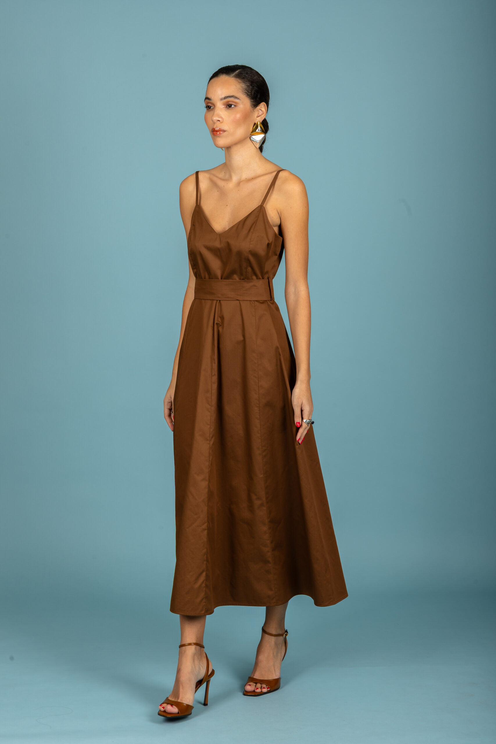 Rafael dress (Dark Brown)