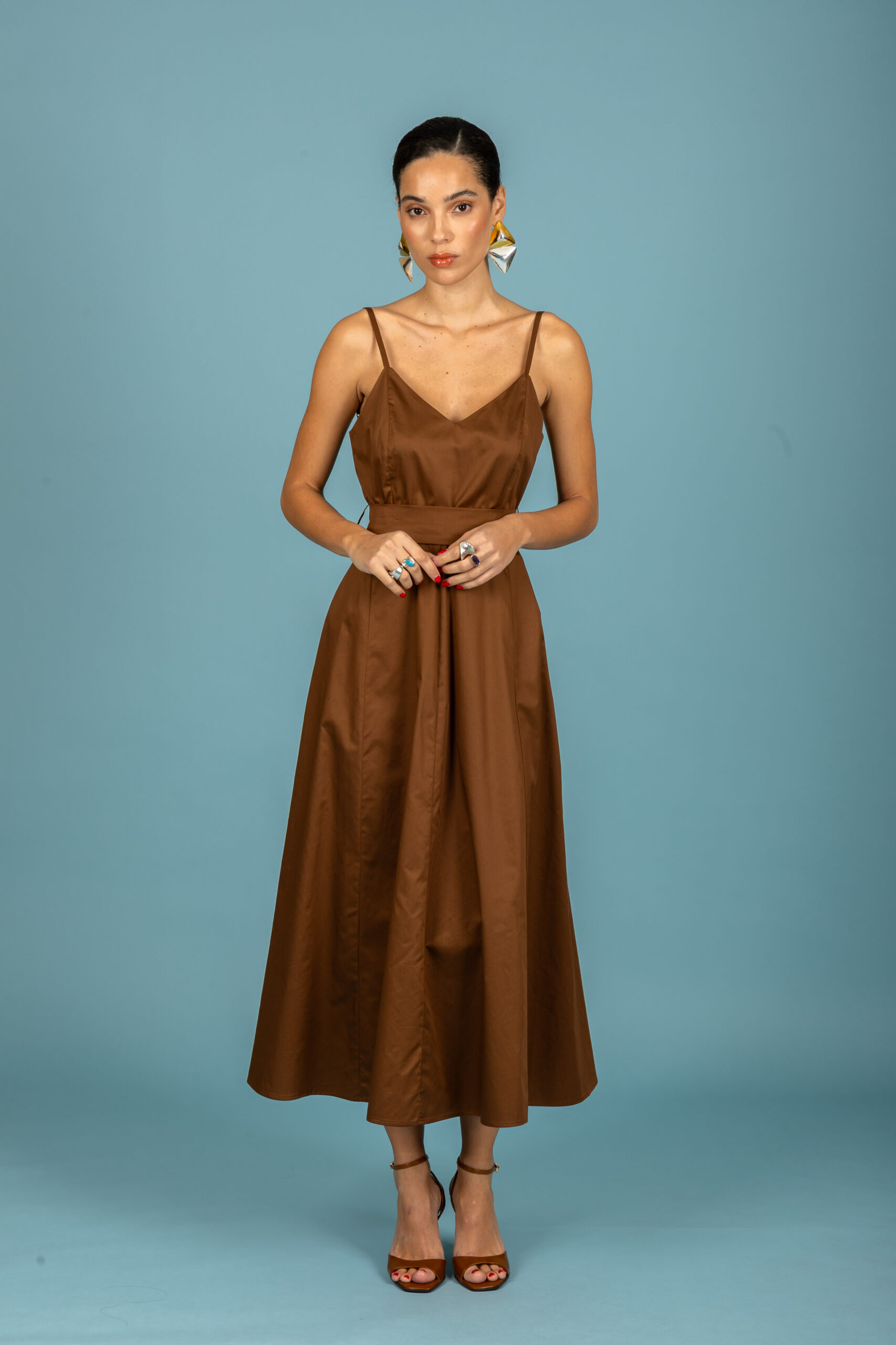 Rafael dress (Dark Brown)