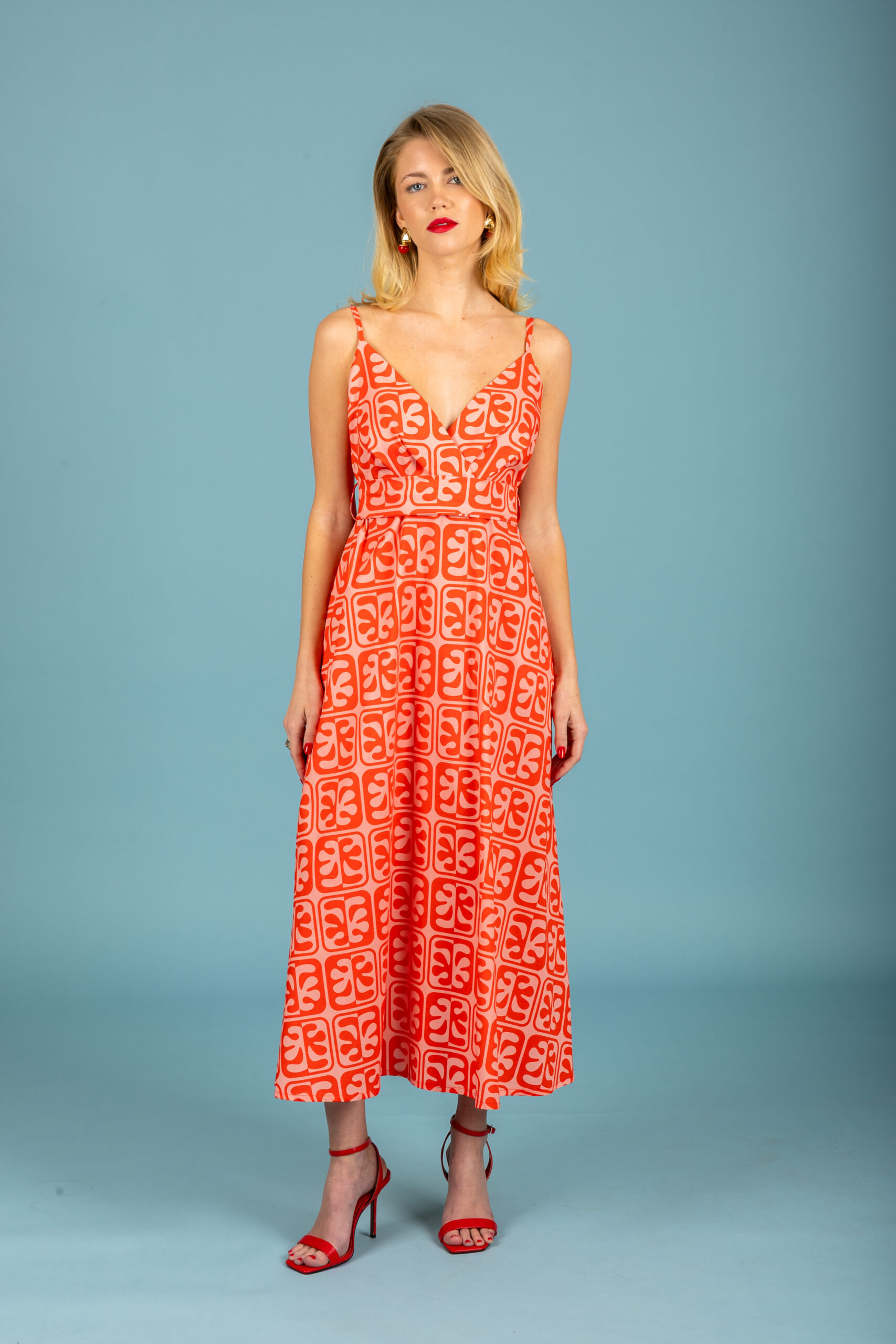 Javier poplin dress (Pink)