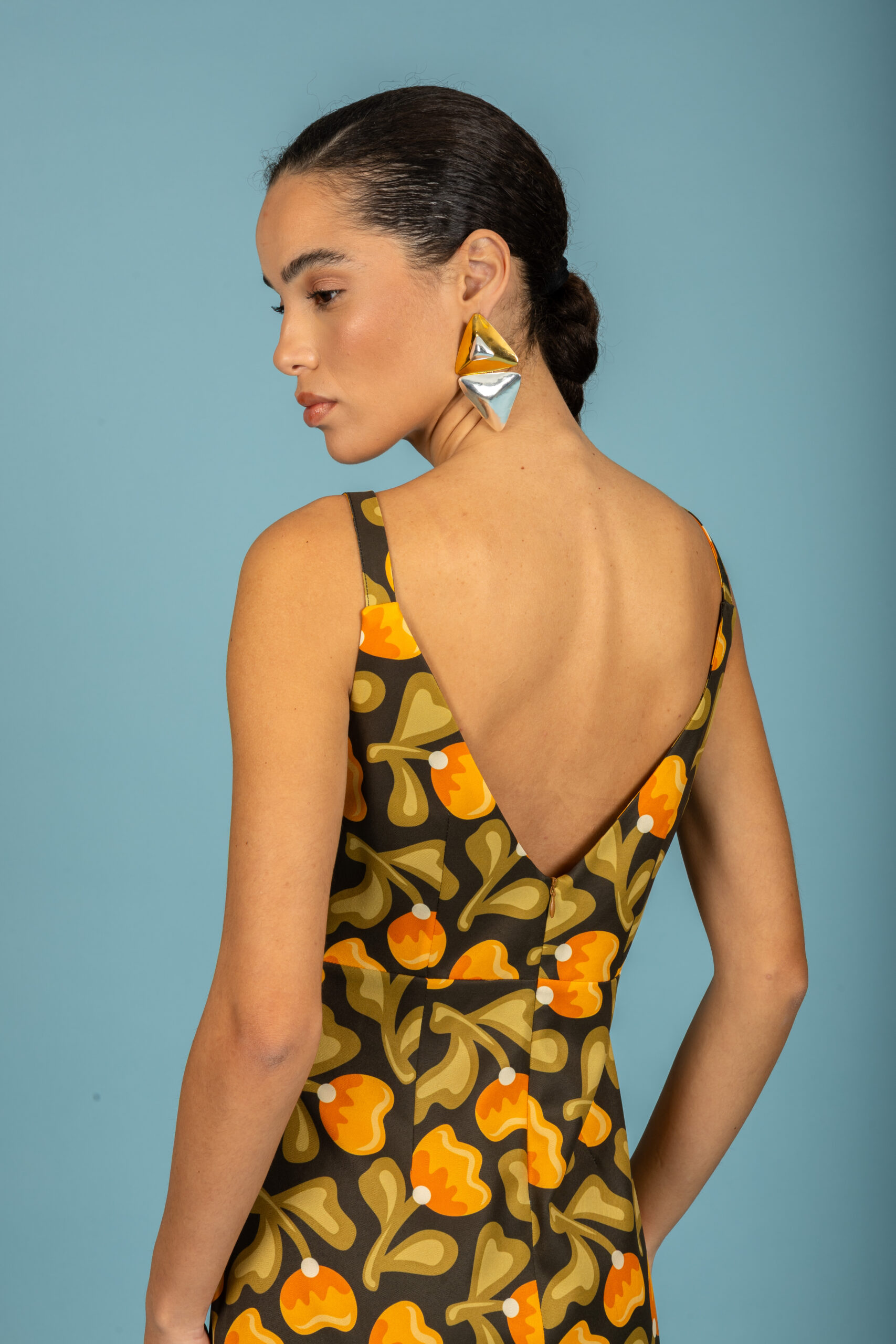 Monica slim dress (Yellow)