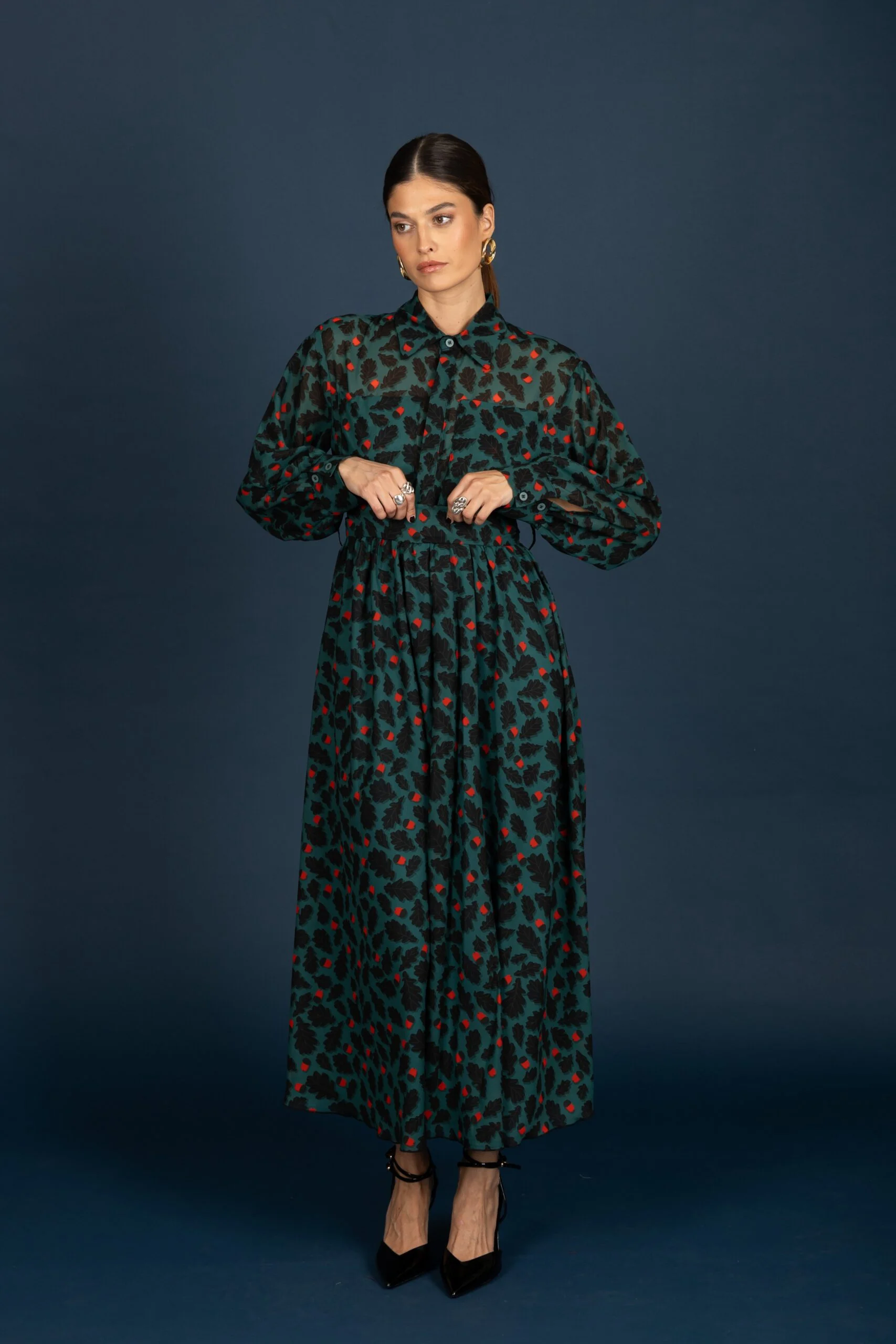 Diane chiffon φόρεμα