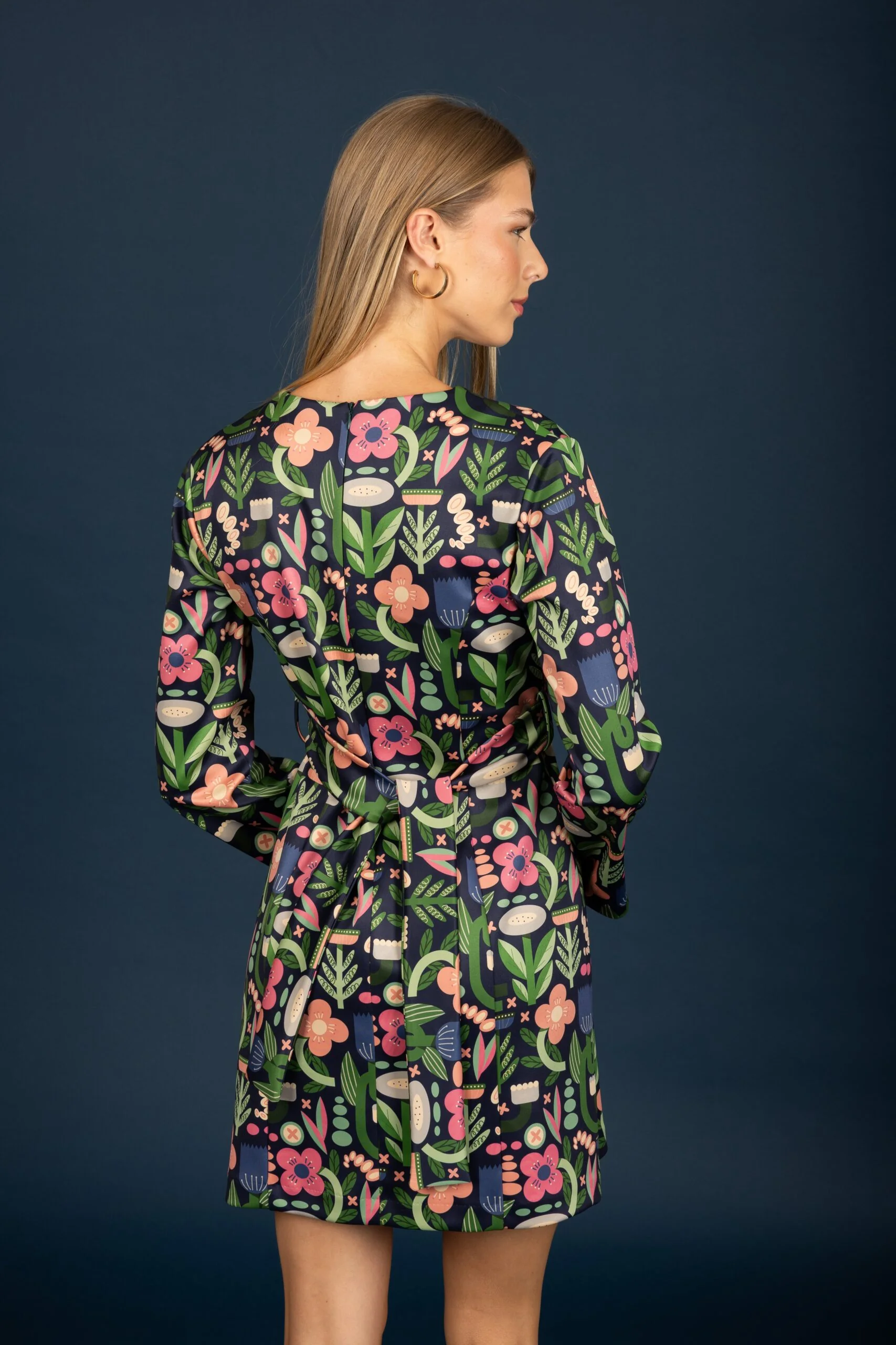 Nicole suede dress